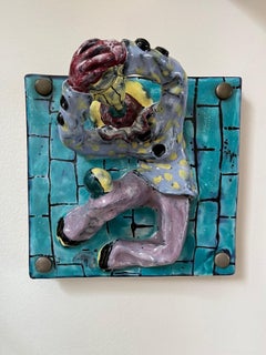 Escultura de cerámica italiana vintage de Otello Rosa para San Polo