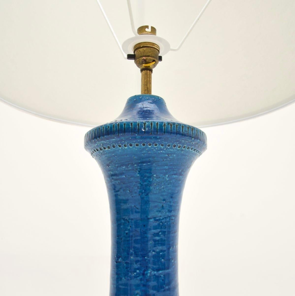 Italienische Vintage-Tischlampe aus Keramik von Aldo Londi für Bitossi (Moderne der Mitte des Jahrhunderts) im Angebot