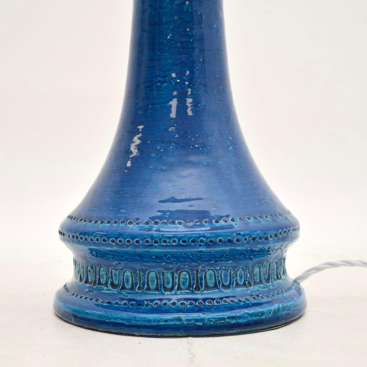Vintage Italian Ceramic Table Lamp by Aldo Londi for Bitossi For Sale 1