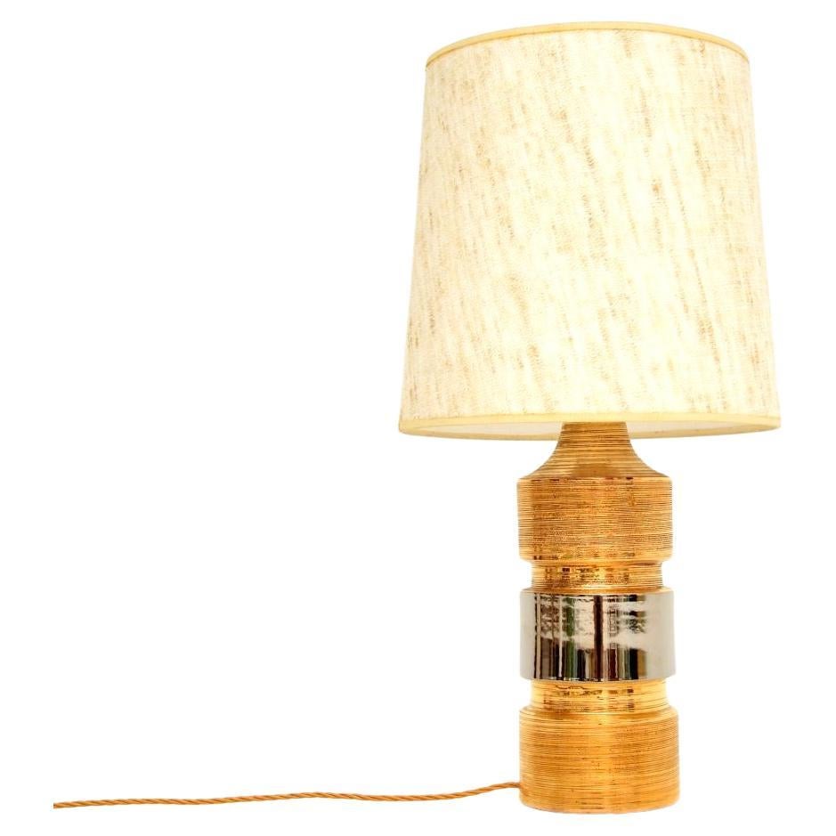 Vintage Italian Ceramic Table Lamp by Bitossi For Sale