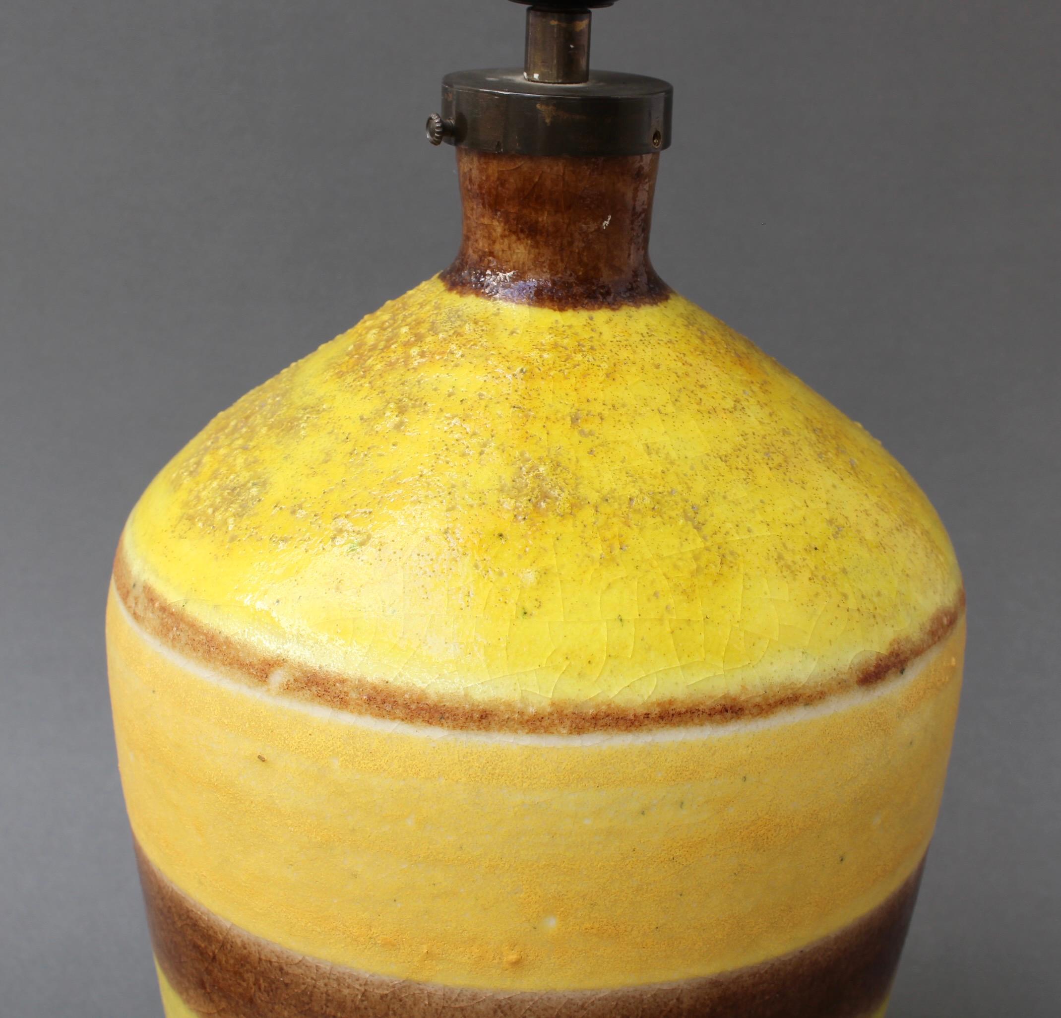 Vintage Italian Ceramic Table Lamp by Guido Gambone 'circa 1950s' (lampe à poser en céramique) en vente 6