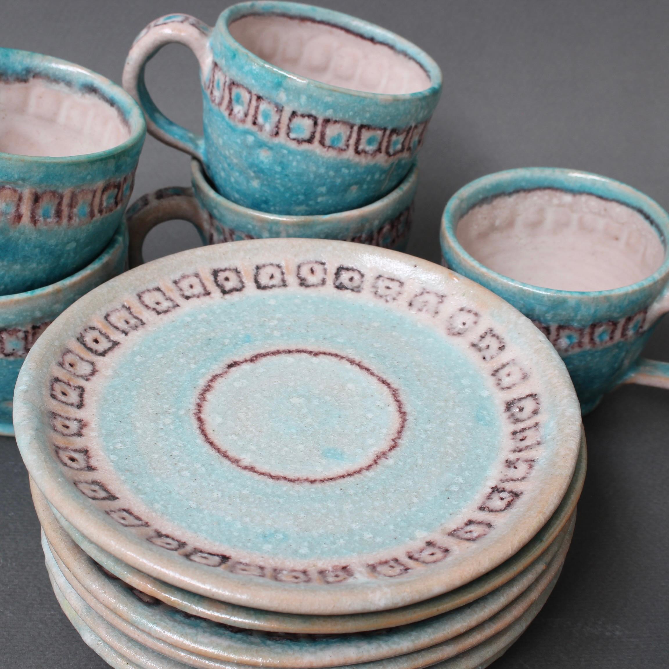 Vintage Italian Ceramic Tea / Coffee Set by Guido Gambone, 'circa 1950s' 1