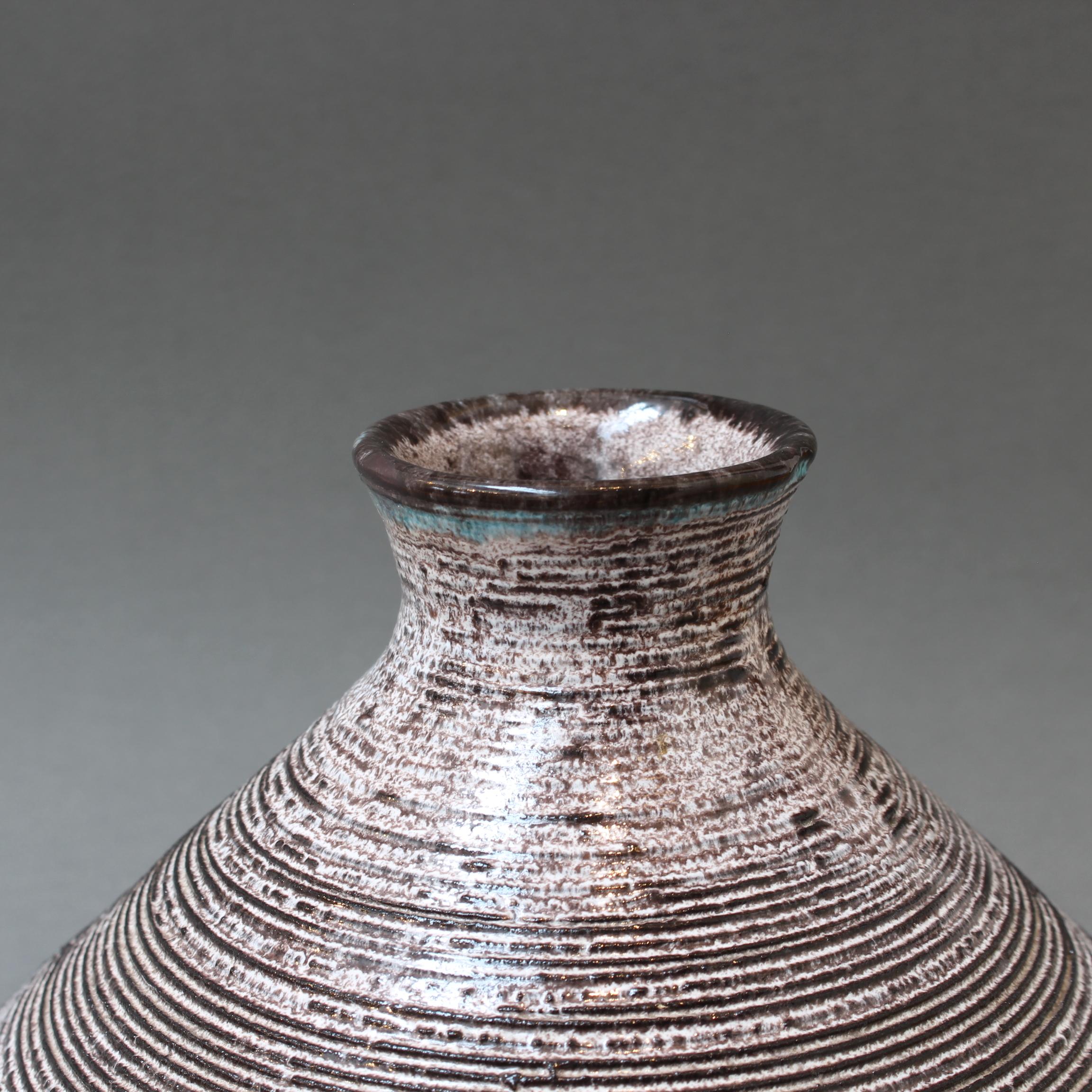 Vase vintage en céramique italienne par Aldo Londi pour Bitossi (circa 1960) en vente 6