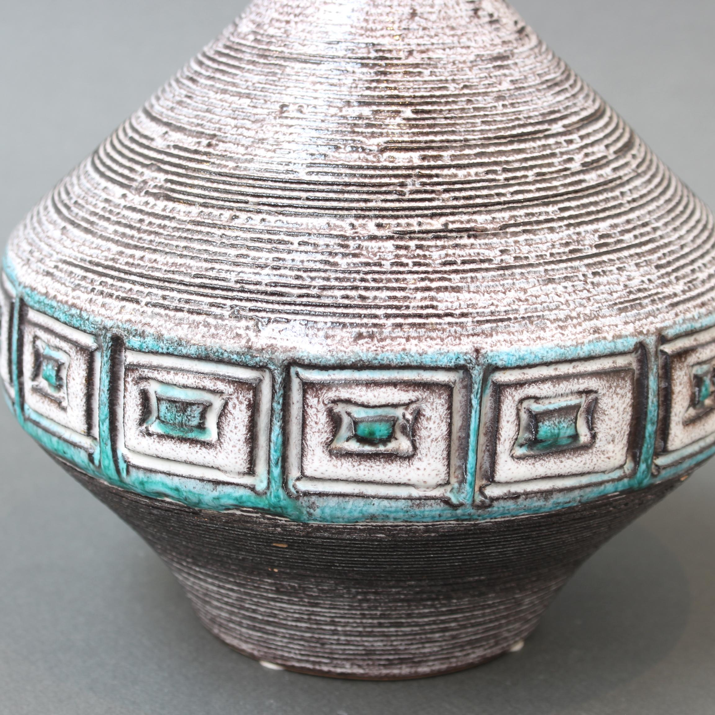 Vintage Italian Ceramic Vase by Aldo Londi for Bitossi (circa 1960s) For Sale 2