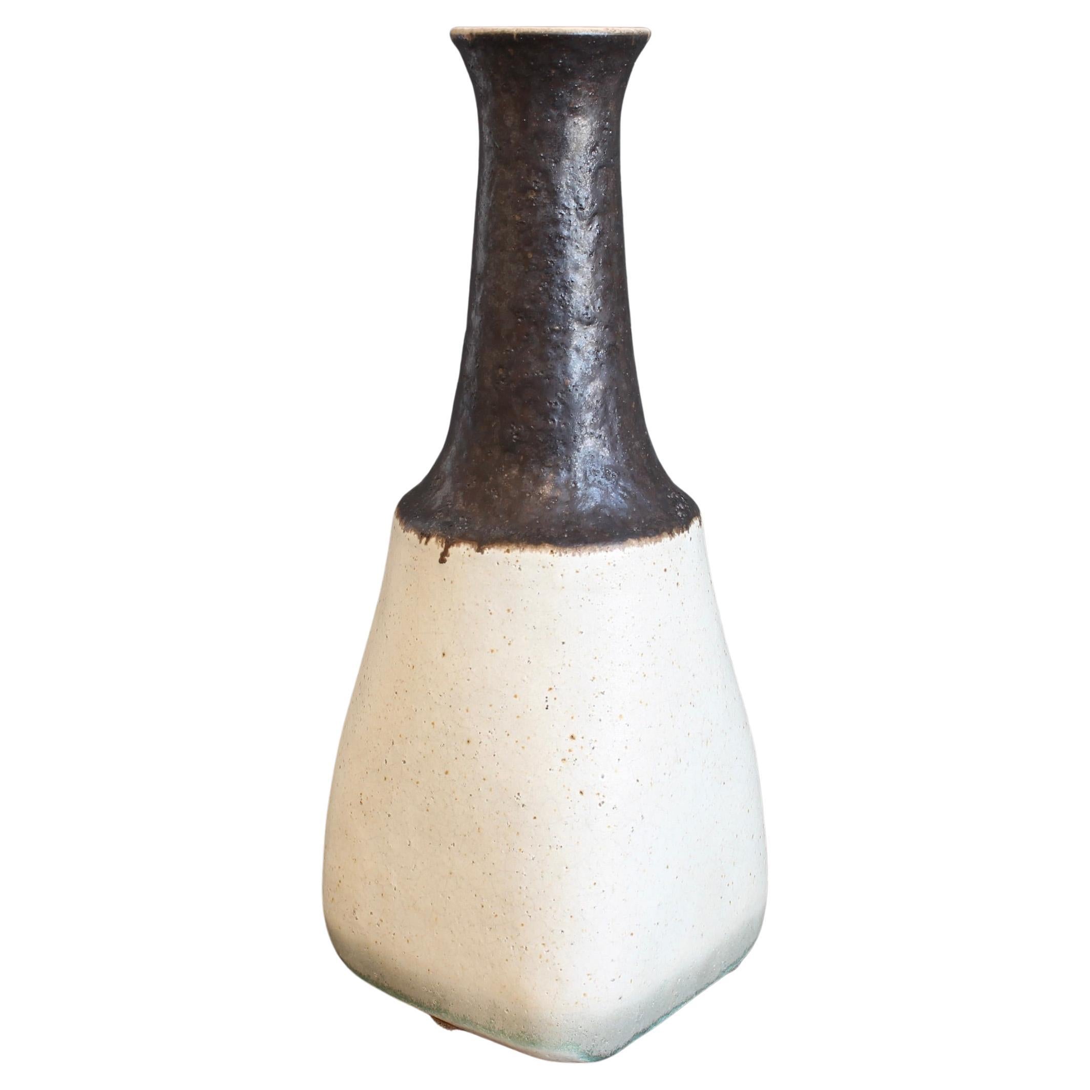 Vintage Italian Ceramic Vase by Bruno Gambone (circa 1980s)