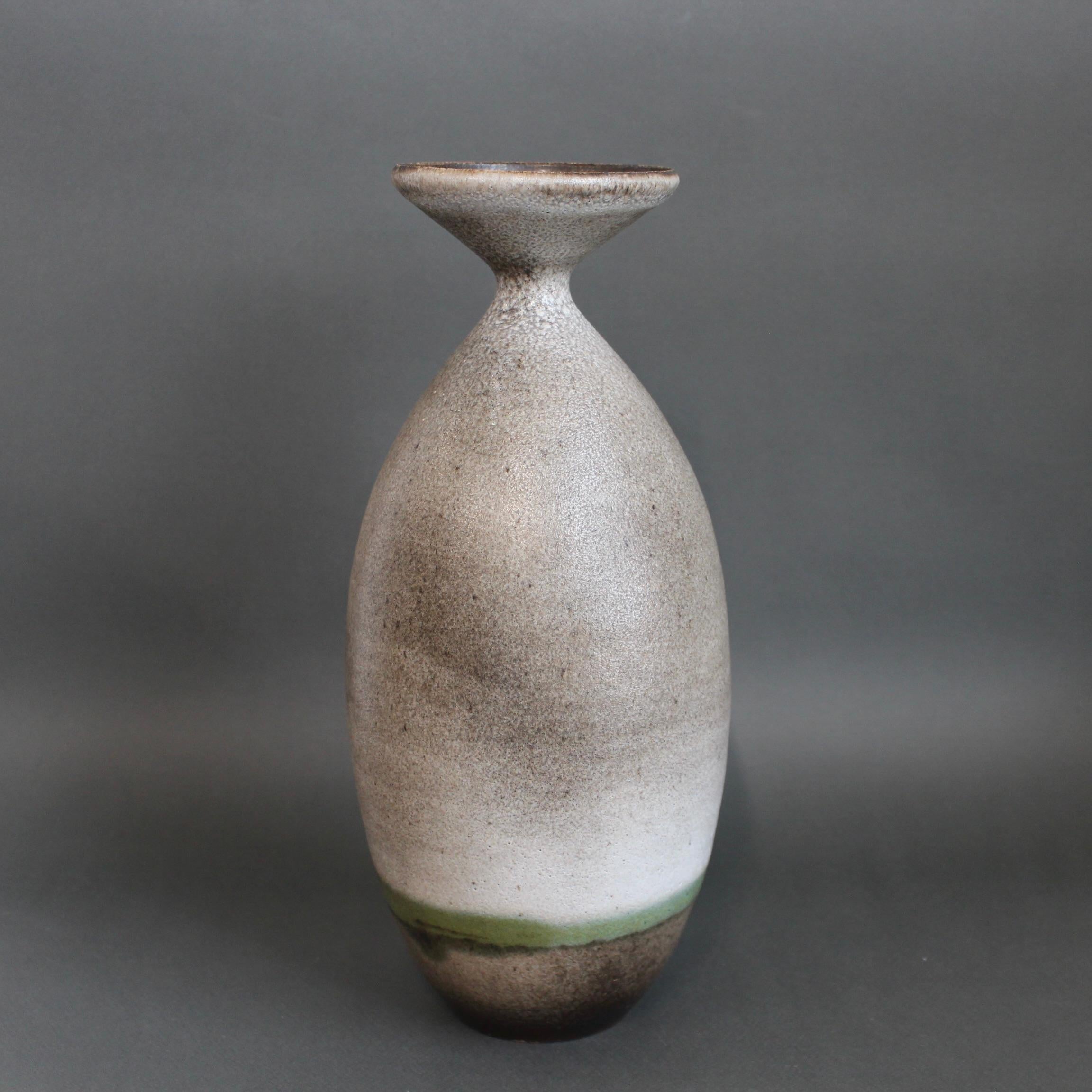 Fine XX secolo Vaso in ceramica italiana d'epoca di Carlo Zauli (circa anni '70) in vendita