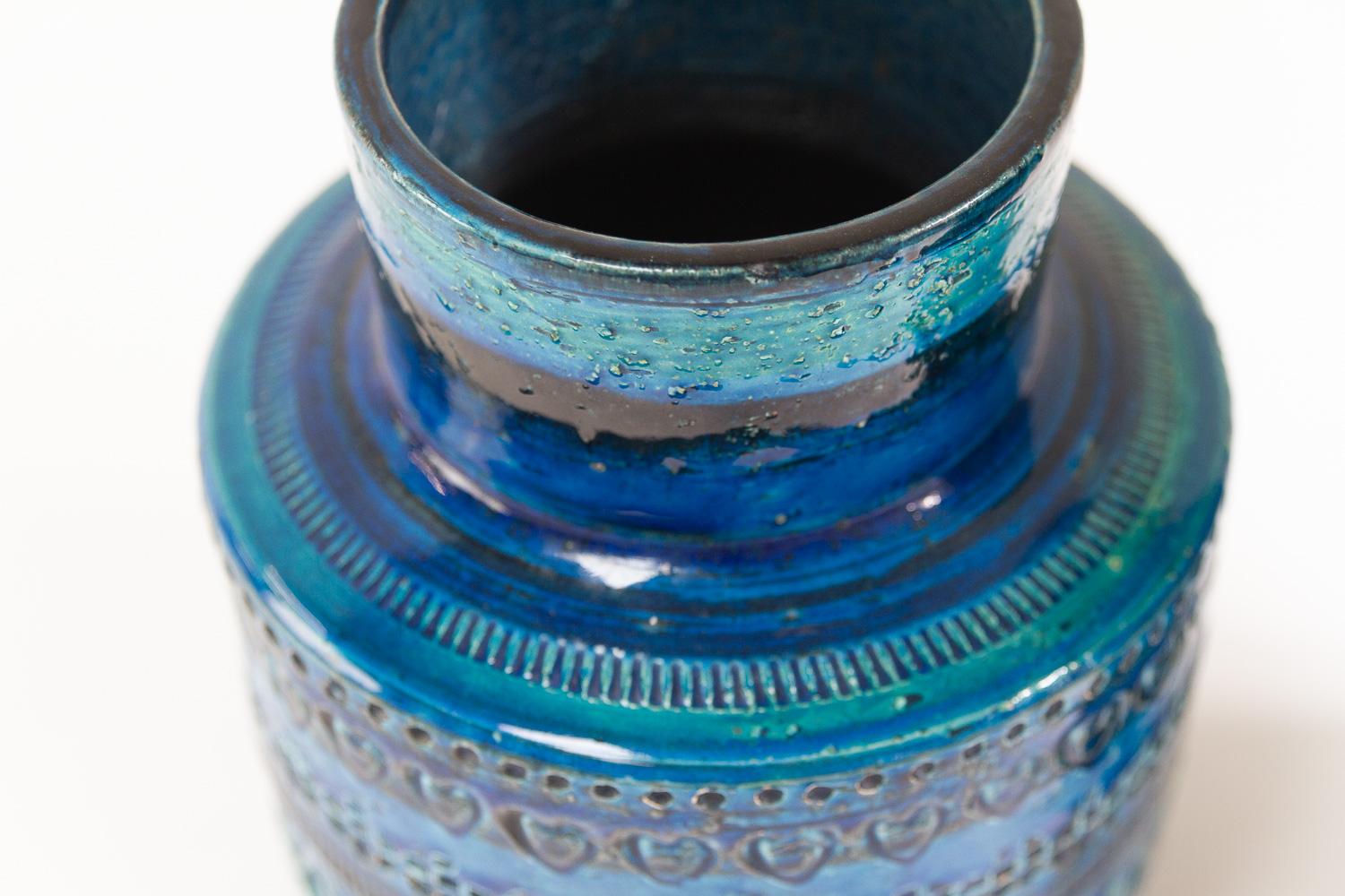 Vintage Italian Ceramic Vases by Aldo Londi for Bitossi 1960s. Set of 2. 5