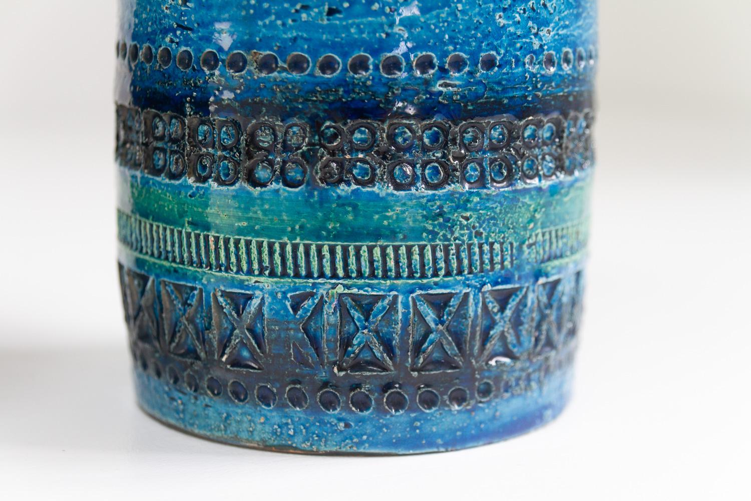 Vintage Italian Ceramic Vases by Aldo Londi for Bitossi 1960s. Set of 2. 3