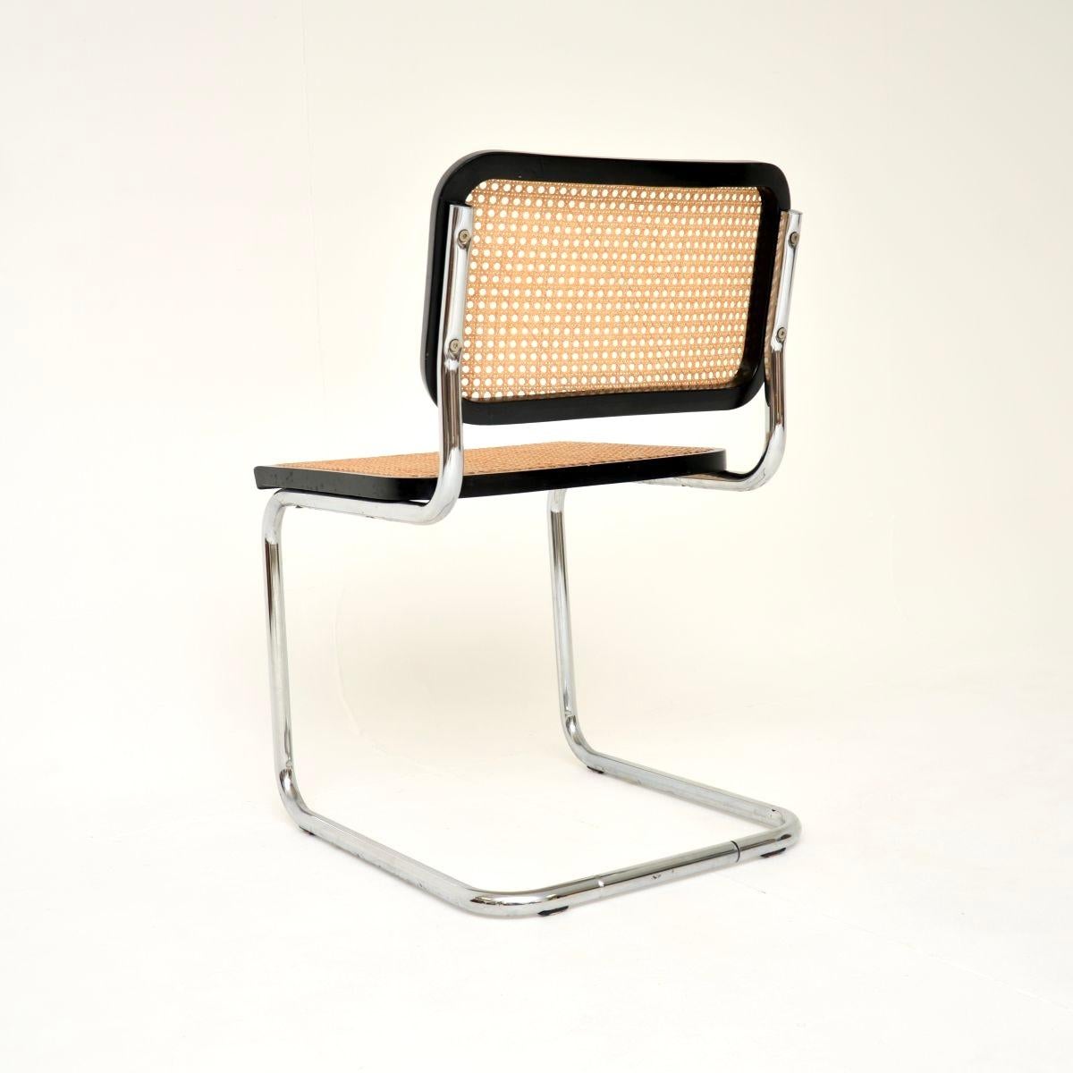 Vintage Italienisch Cesca Stuhl (Stahl) im Angebot