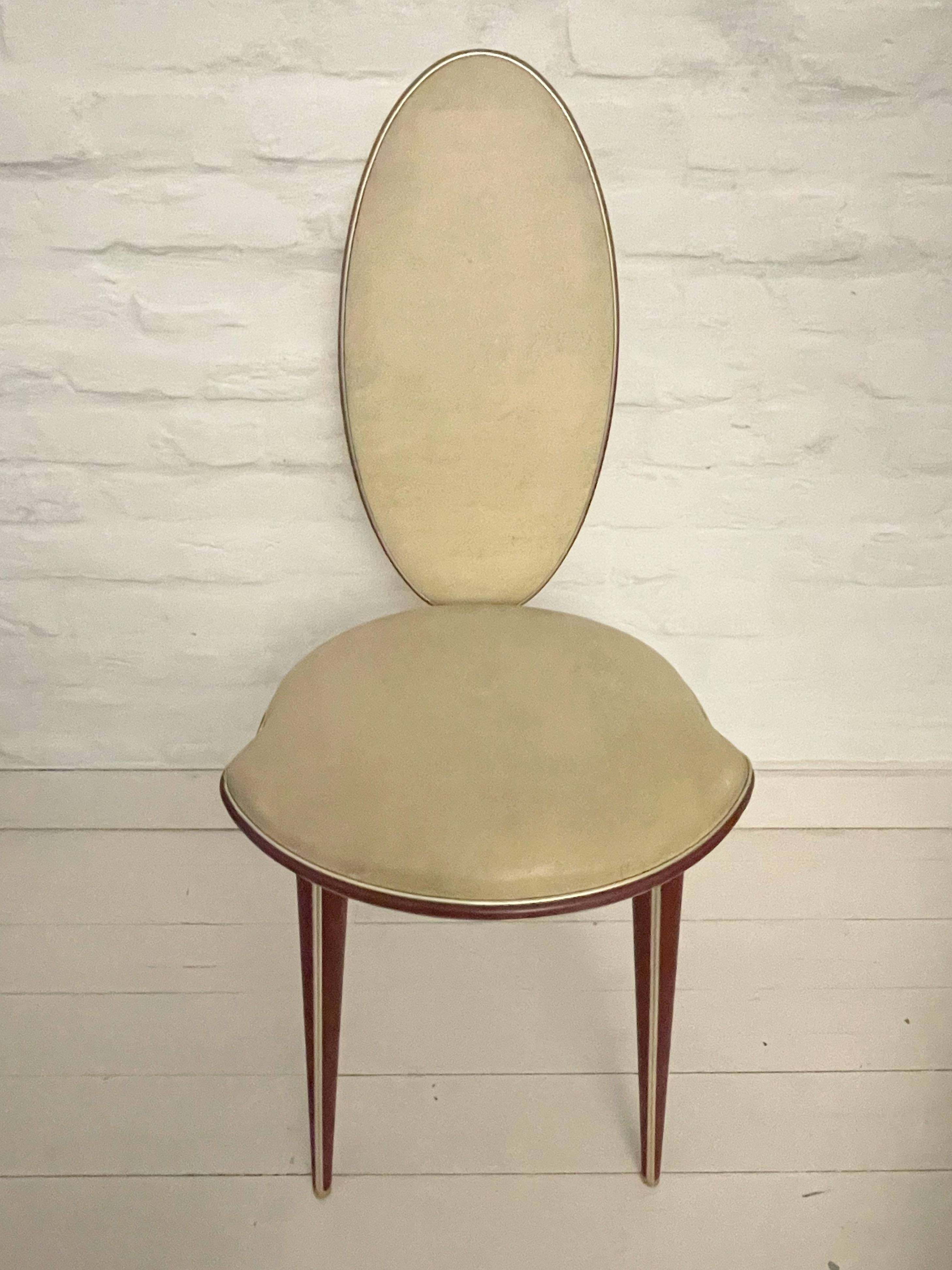 Mid-Century Modern Vintage Italian Chair by Umberto Mascagni for Harrods 1950s