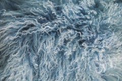 Vintage Italian Chair in Mongolian Wool