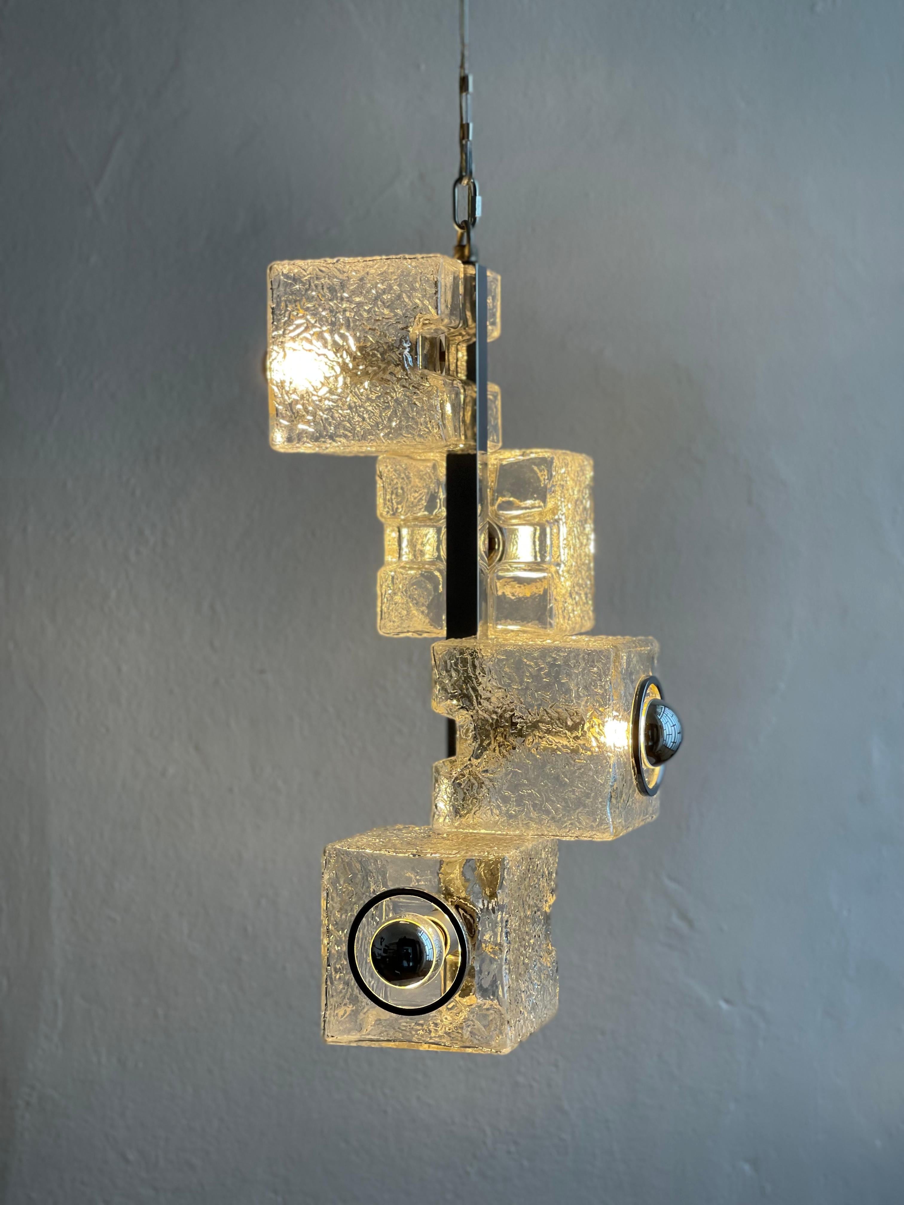 Vintage Italian Chandelier in Murano Glass by Toni Zuccheri for VeArt 4