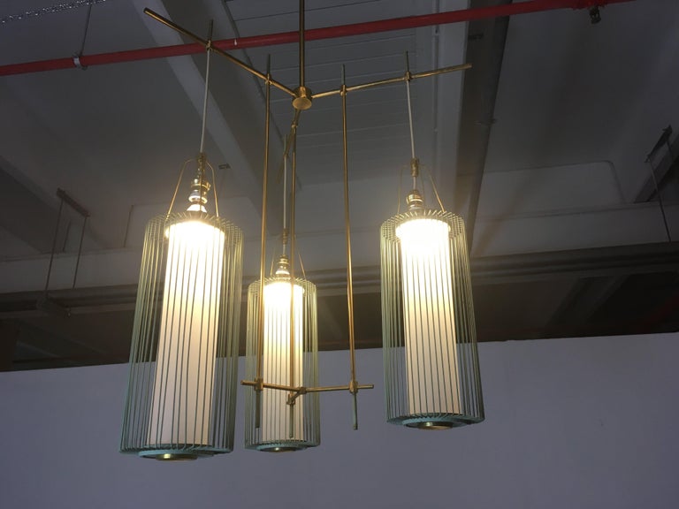 Vintage Italian Chandelier With Caged Lights At 1stdibs Enjoy free shipping on most stuff, even big stuff. 1stdibs