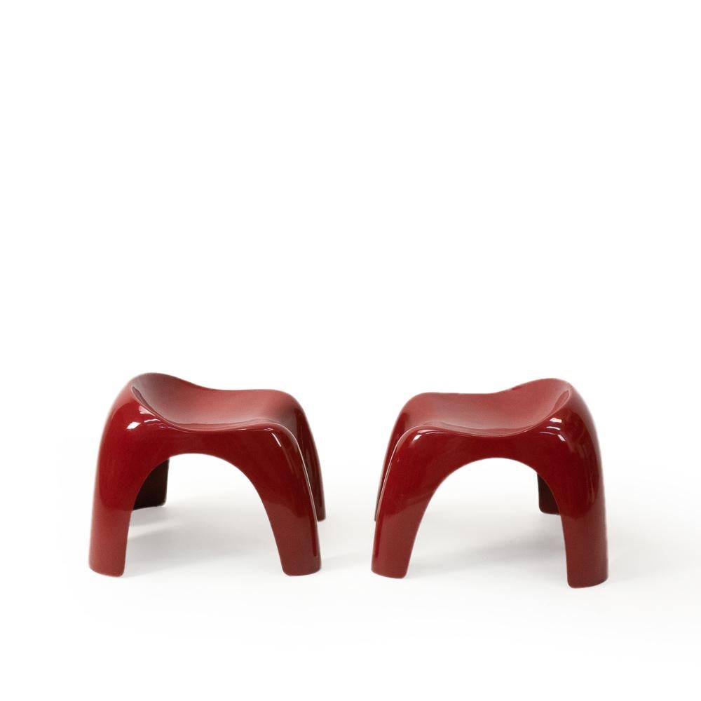 Mid-Century Modern Vintage Italian Children's Efebino Stools by Stacy Dukes for Artemide, 1960s For Sale