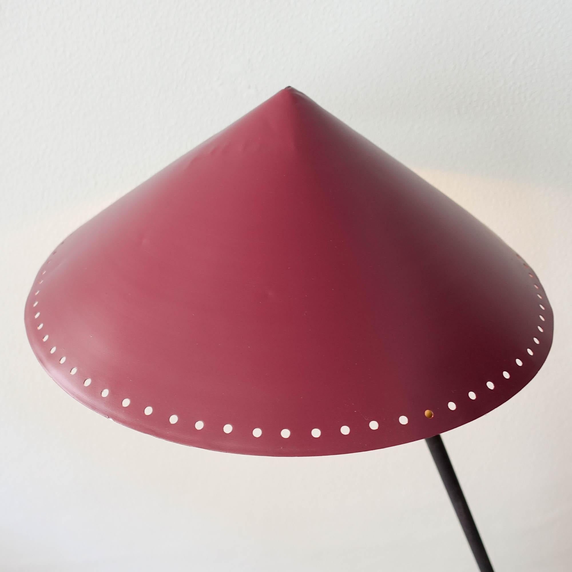 Italienische chinesische Hut-Stehlampe, 1950er Jahre im Angebot 4