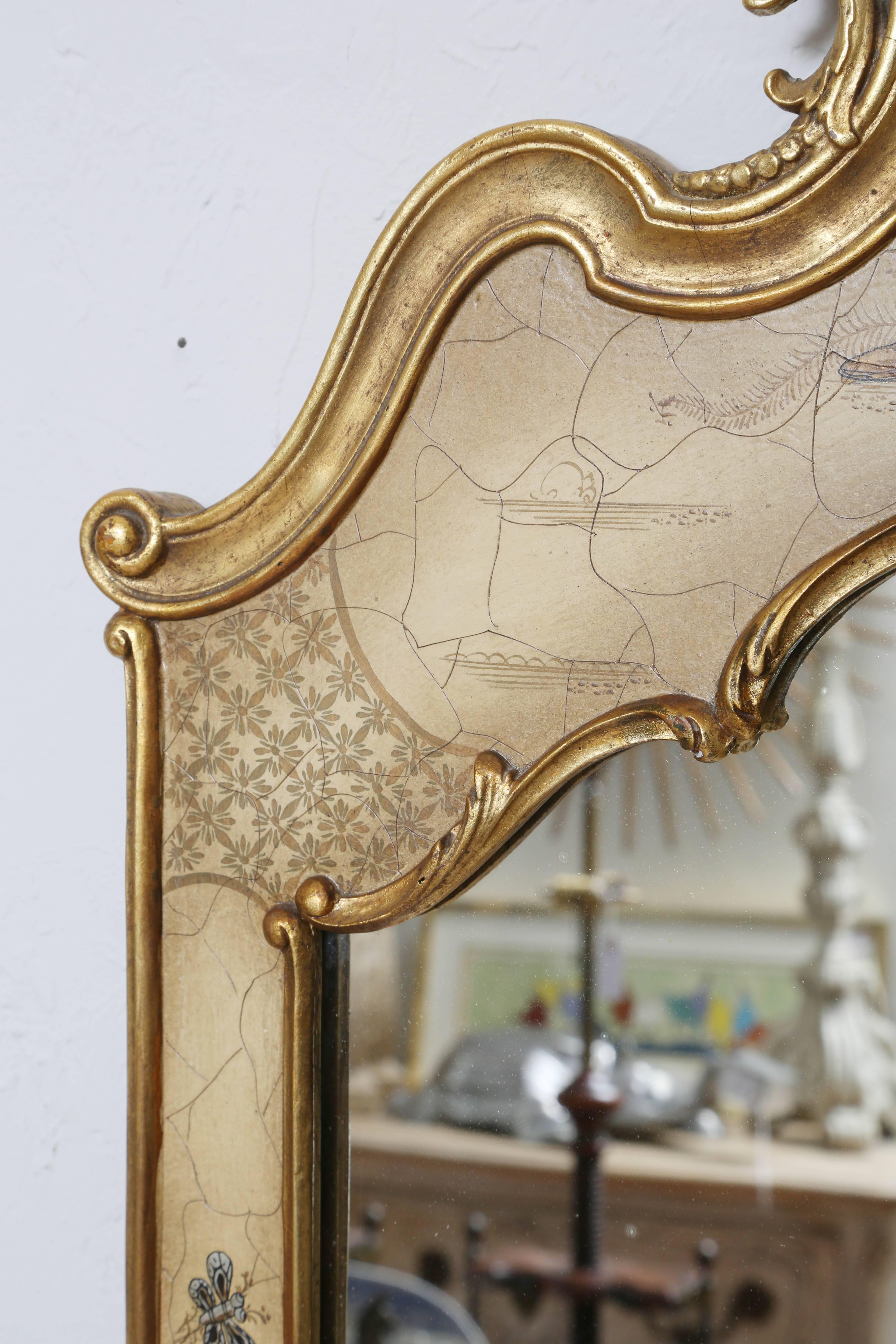 20th Century Vintage Italian Chinoiserie Mirror