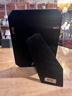 Vintage Italian Chrome And Brass Picture Frame 1980s