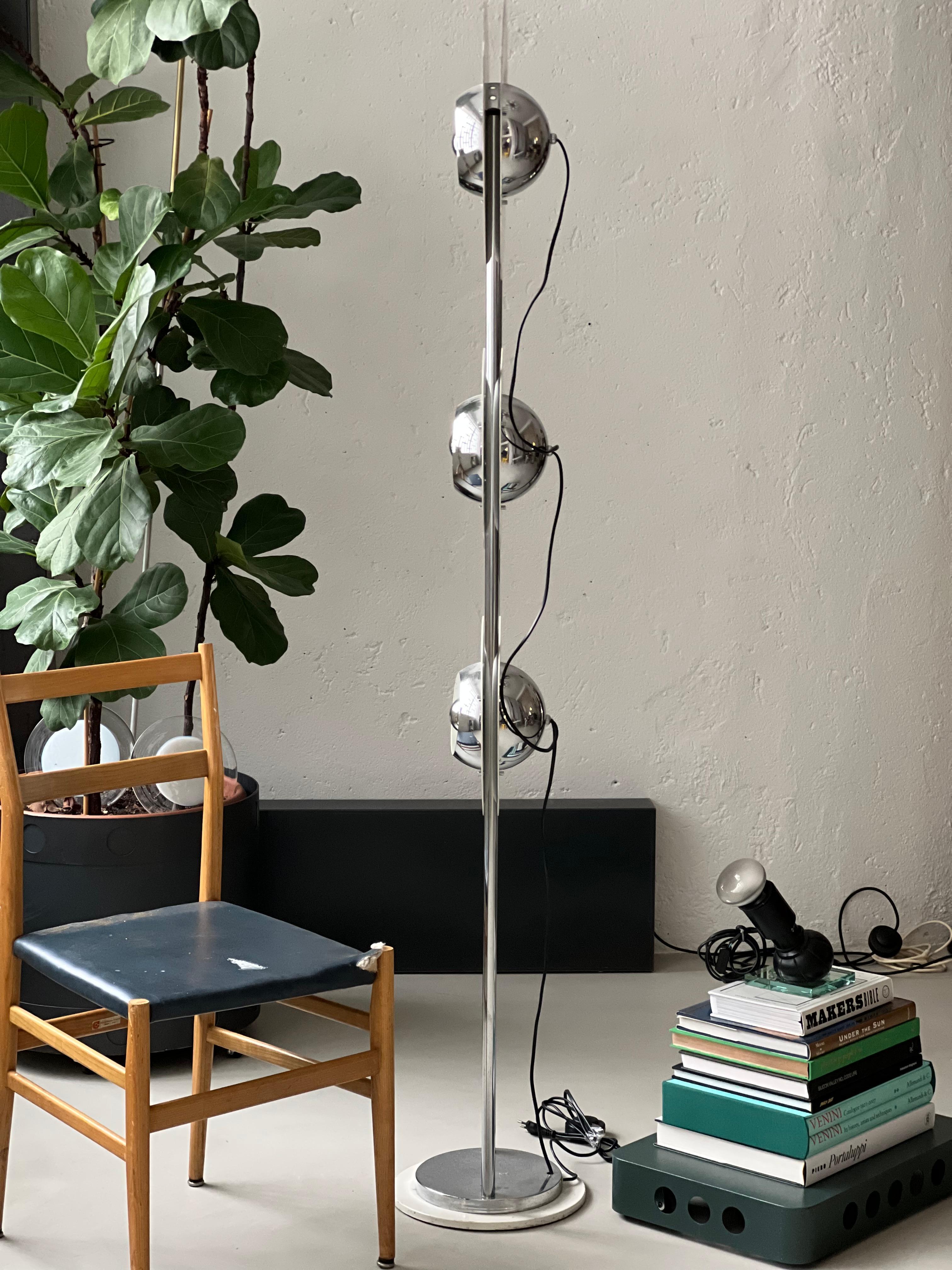 Vintage Italian Chromed Space Age 