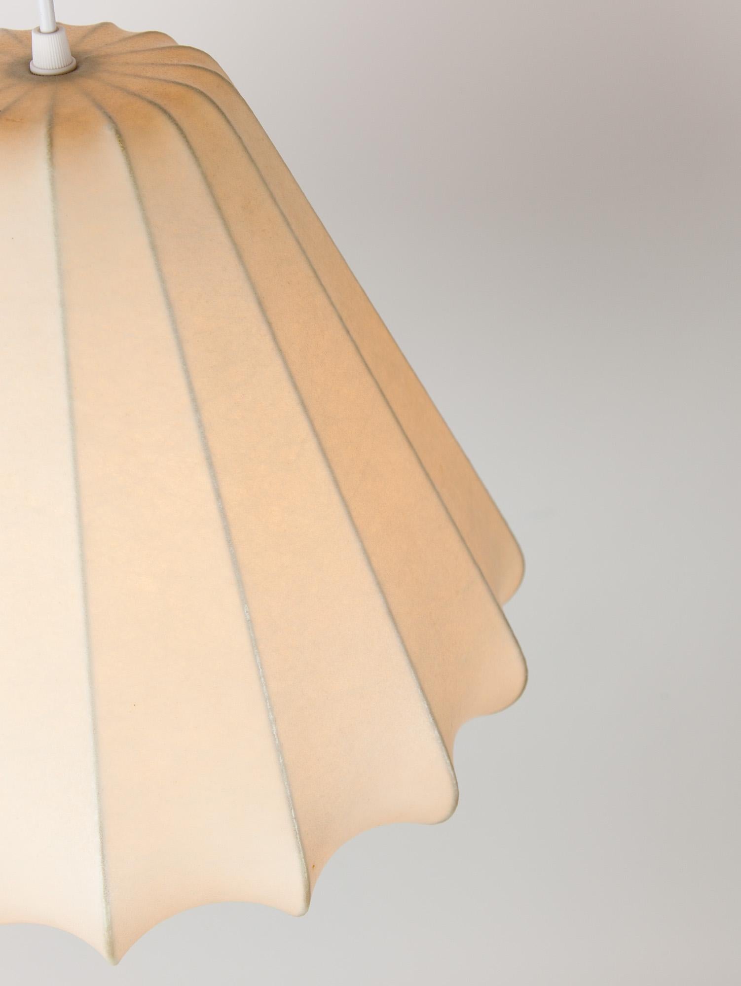 Vintage Italian Cocoon Ceiling Light in the style of Achille Castiglione, 1960s For Sale 4