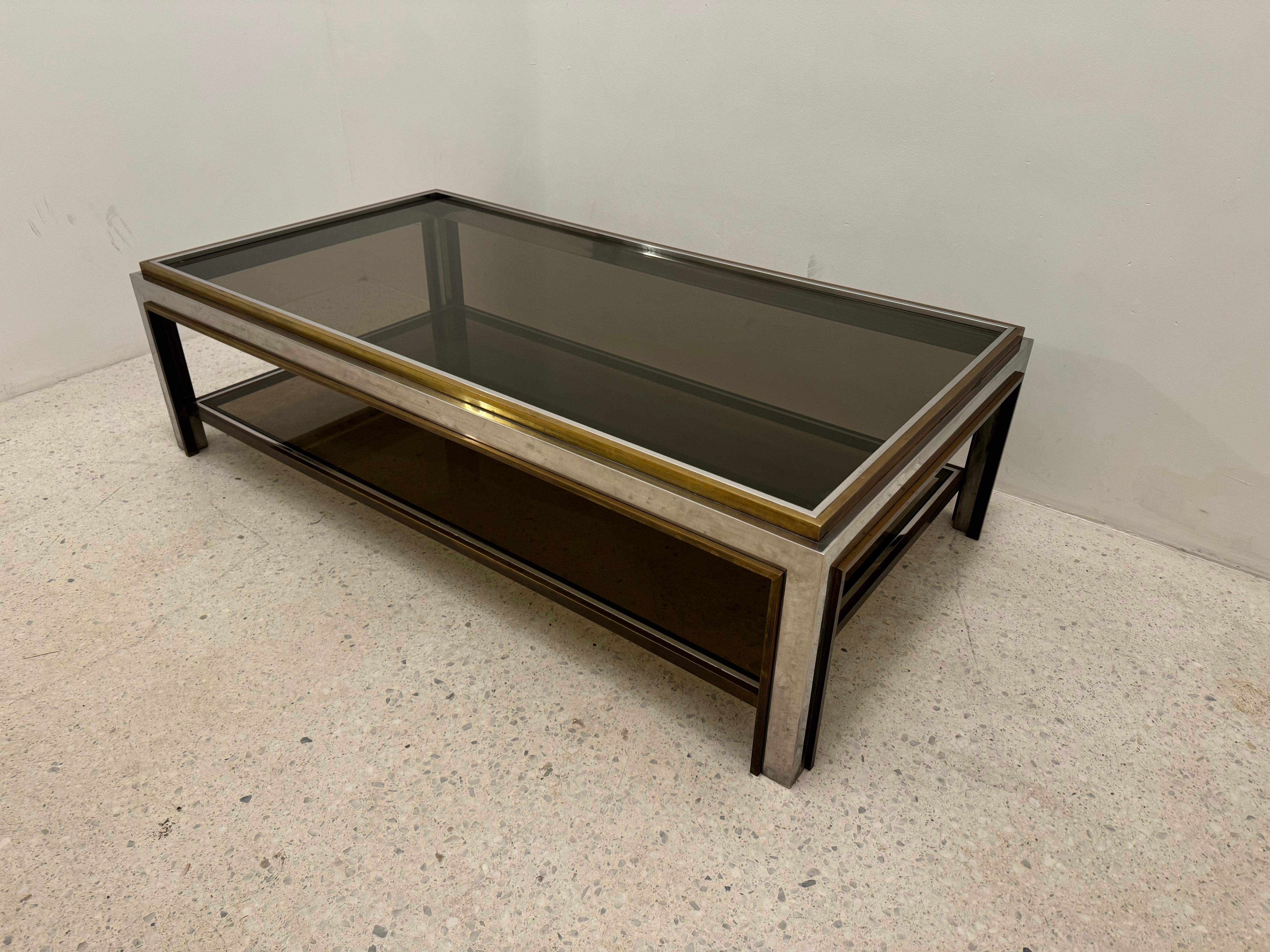 Table basse italienne par Romeo Rega, années 1970 en vente 4