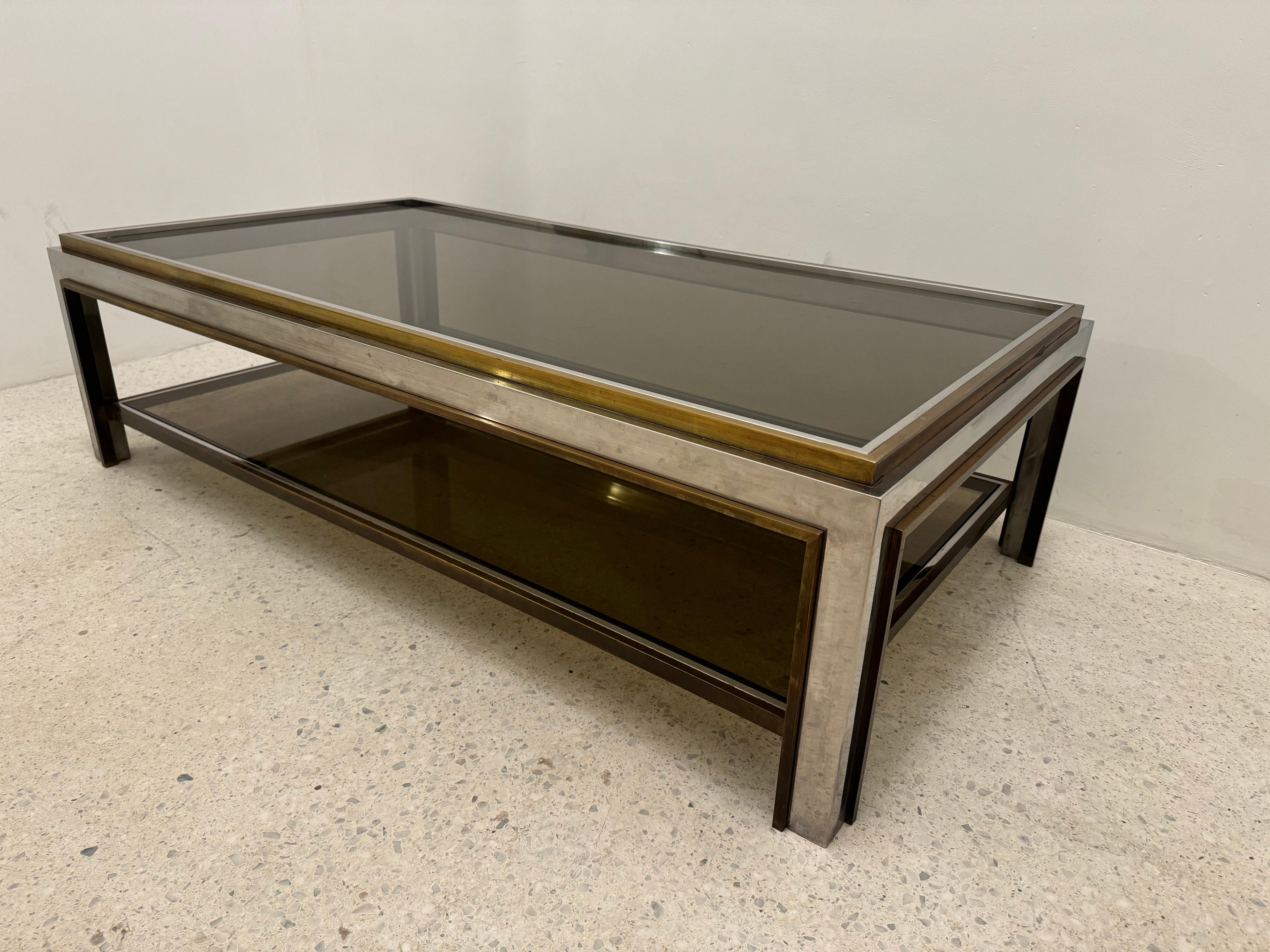 Table basse italienne par Romeo Rega, années 1970 en vente 5