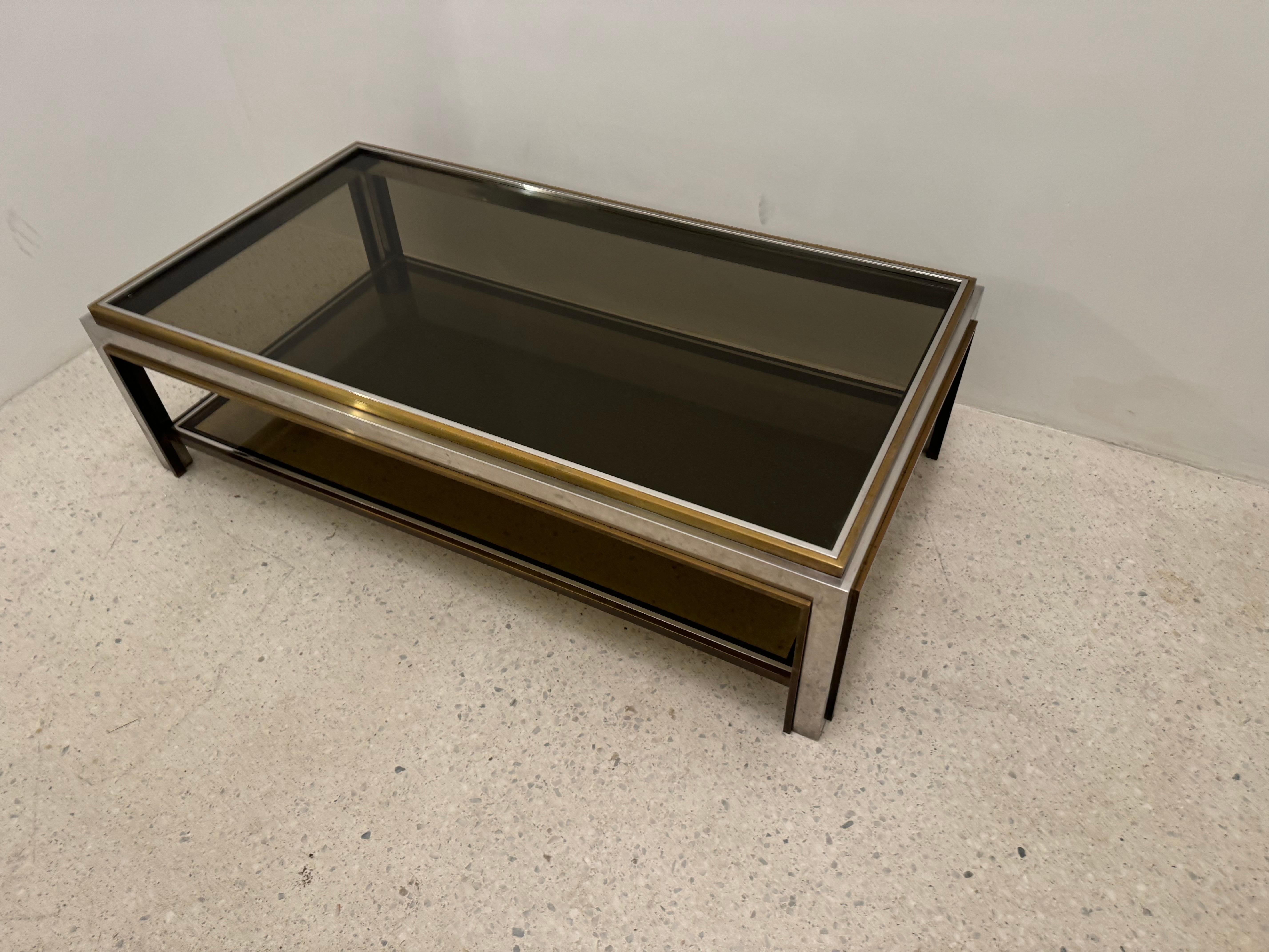 Fin du 20e siècle Table basse italienne par Romeo Rega, années 1970 en vente
