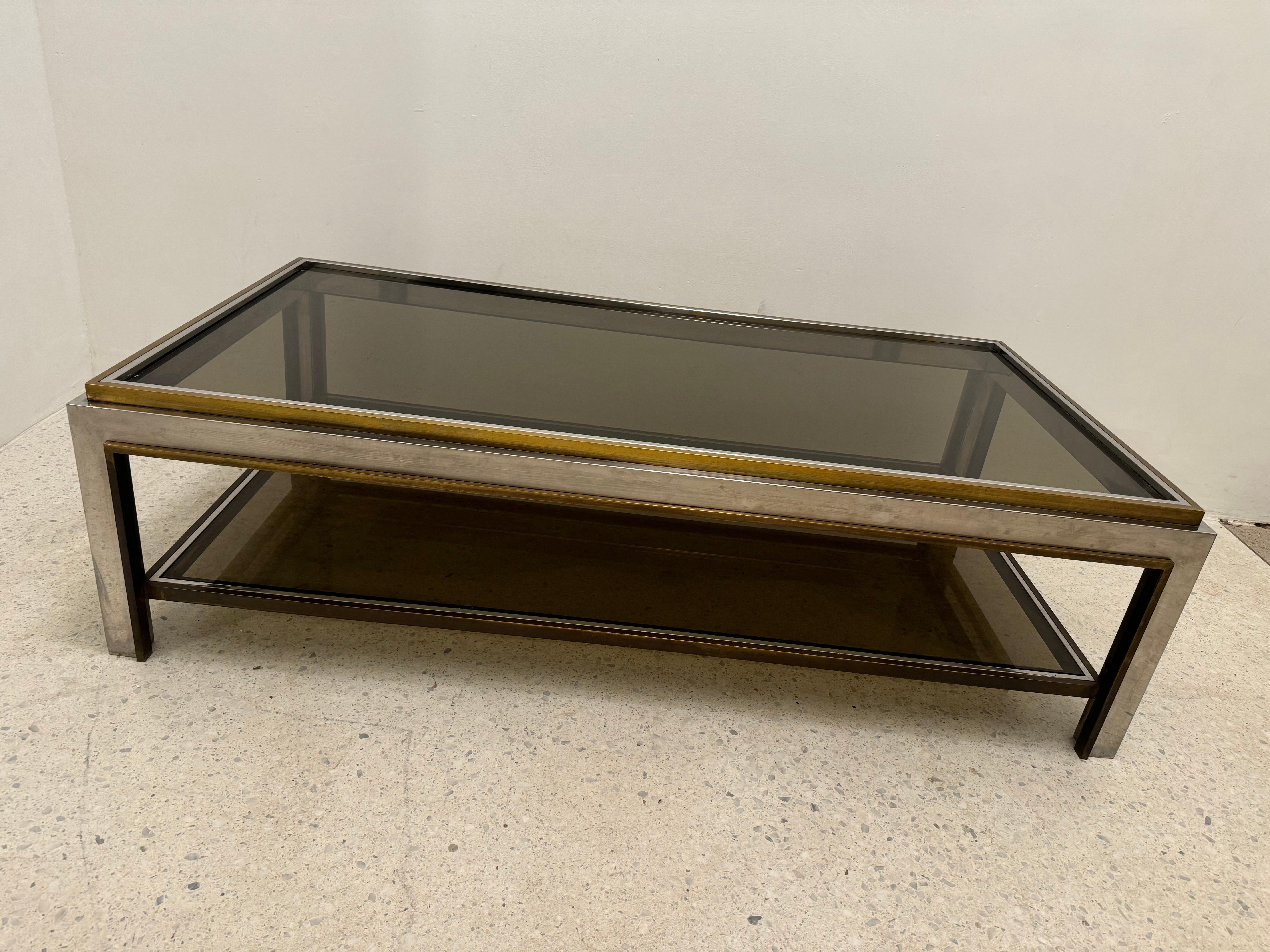 Table basse italienne par Romeo Rega, années 1970 en vente 2