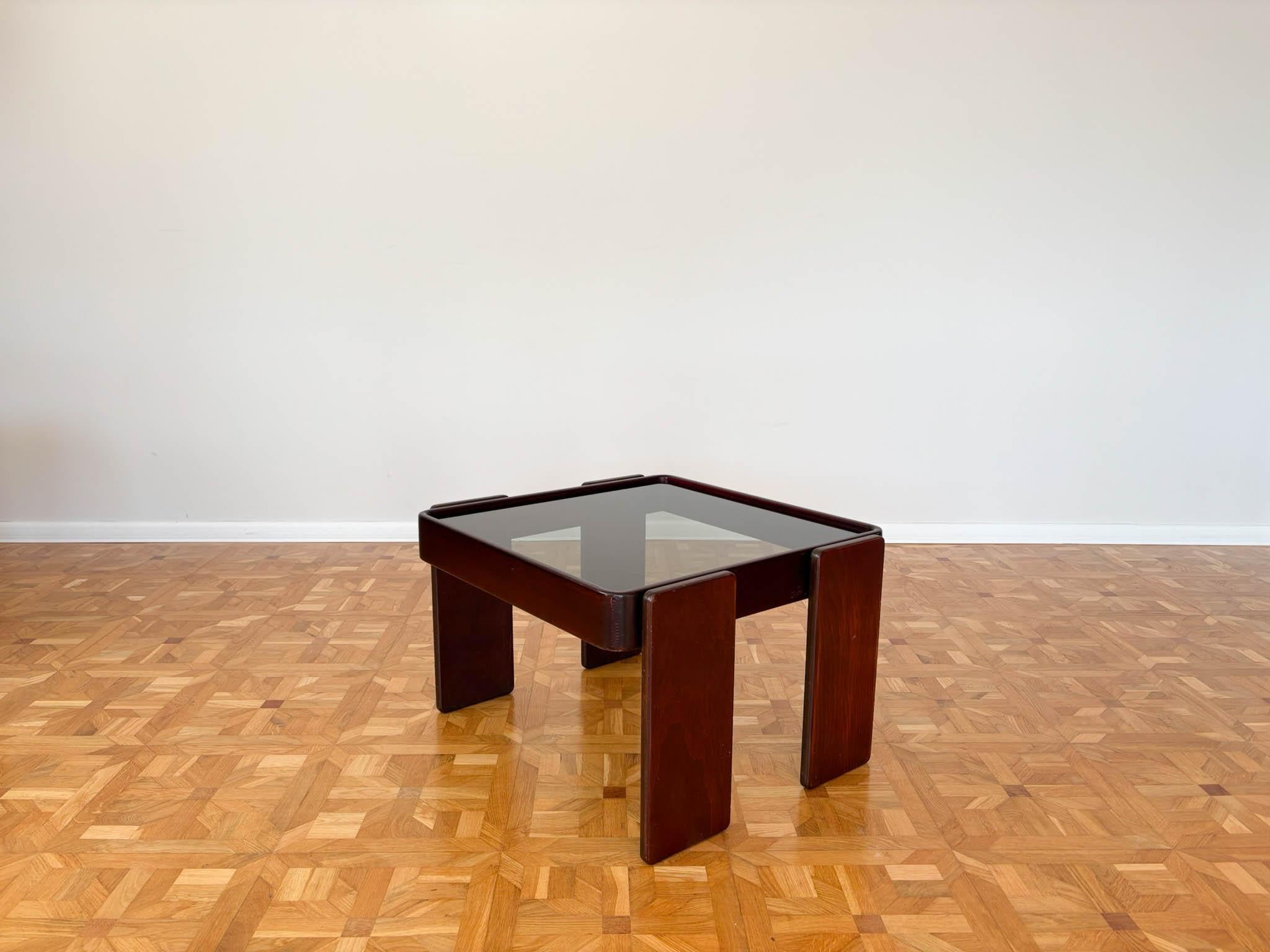 Coffee Nesting Table by Gianfranco Frattini for Cassina Italy set of 3 1970s 10