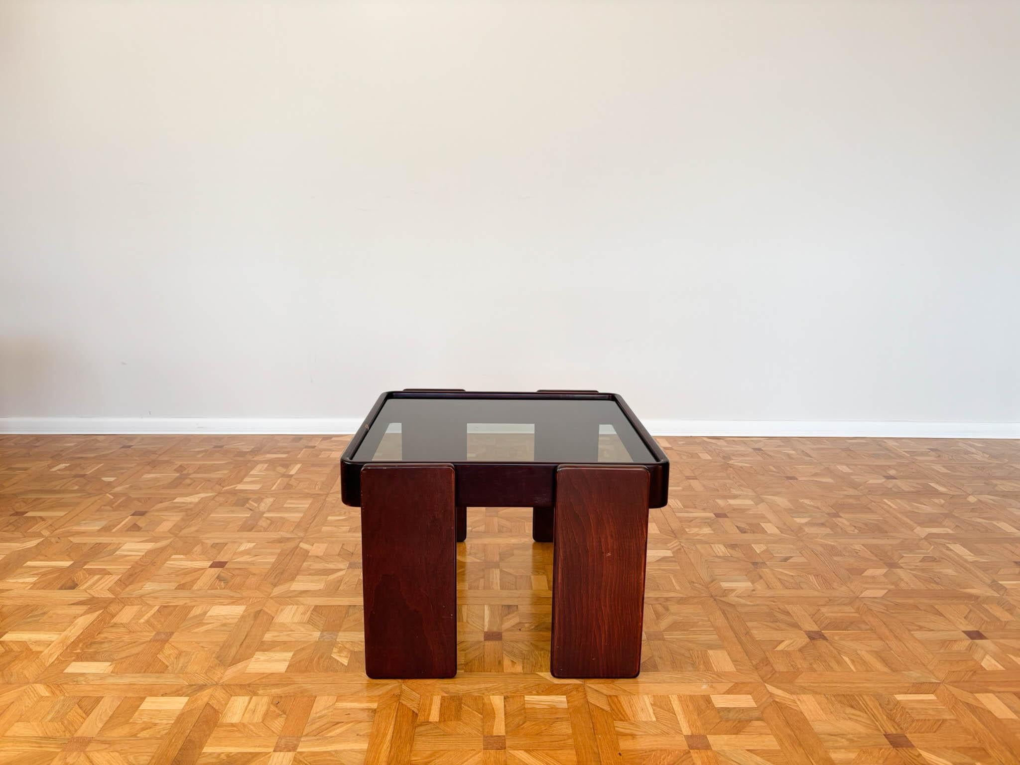 Coffee Nesting Table by Gianfranco Frattini for Cassina Italy set of 3 1970s 11
