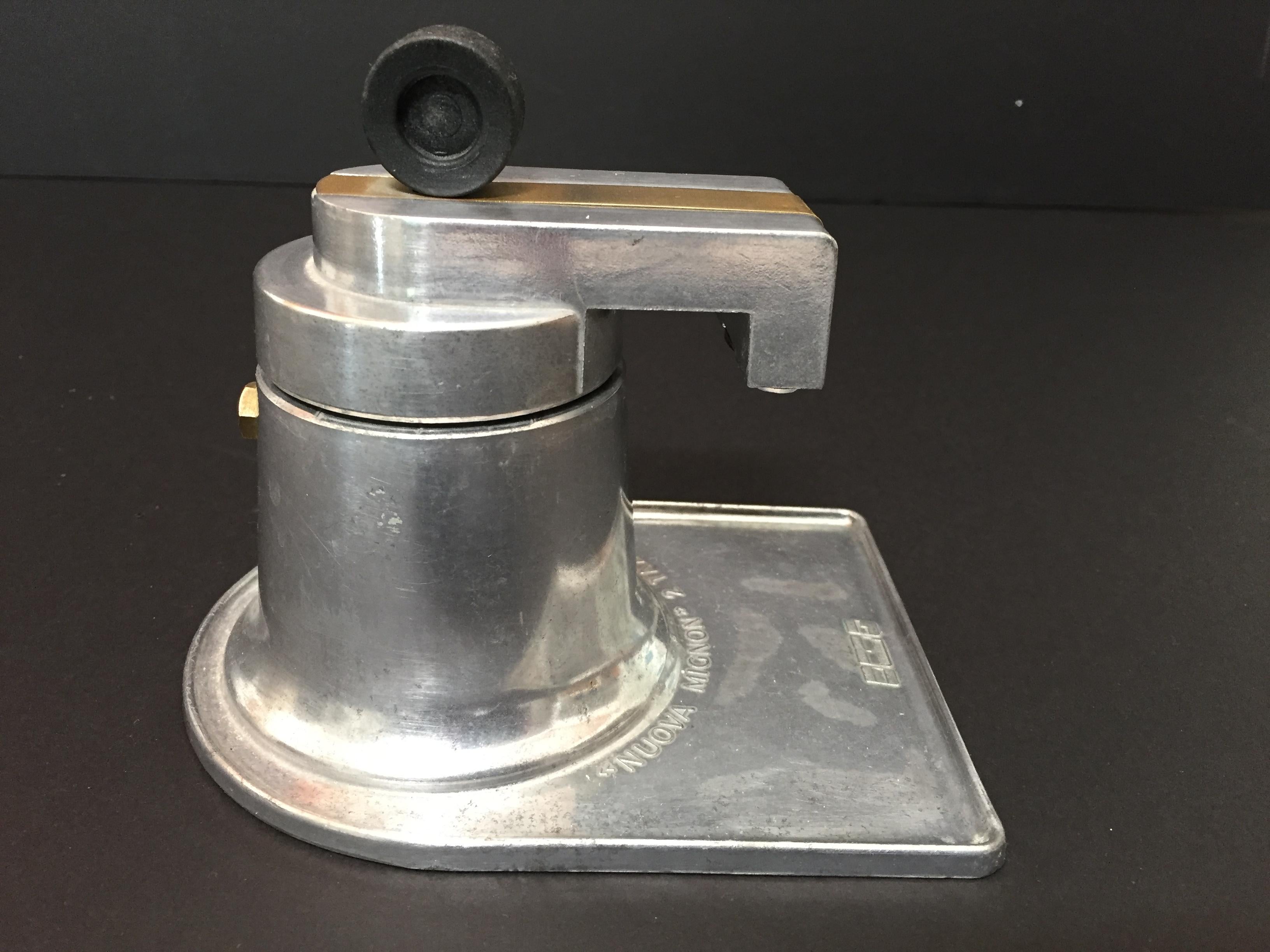 Aluminum Vintage Italian Collectible Espresso Maker Art Deco