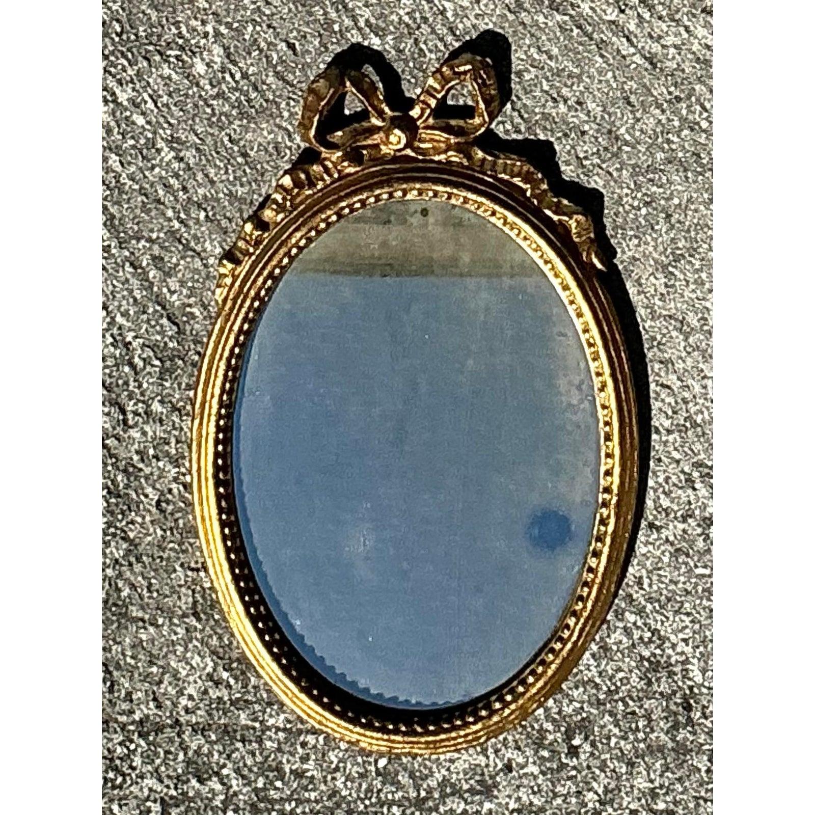 Collezione di specchi dorati italiani d'epoca - Set di 3 in vendita 3