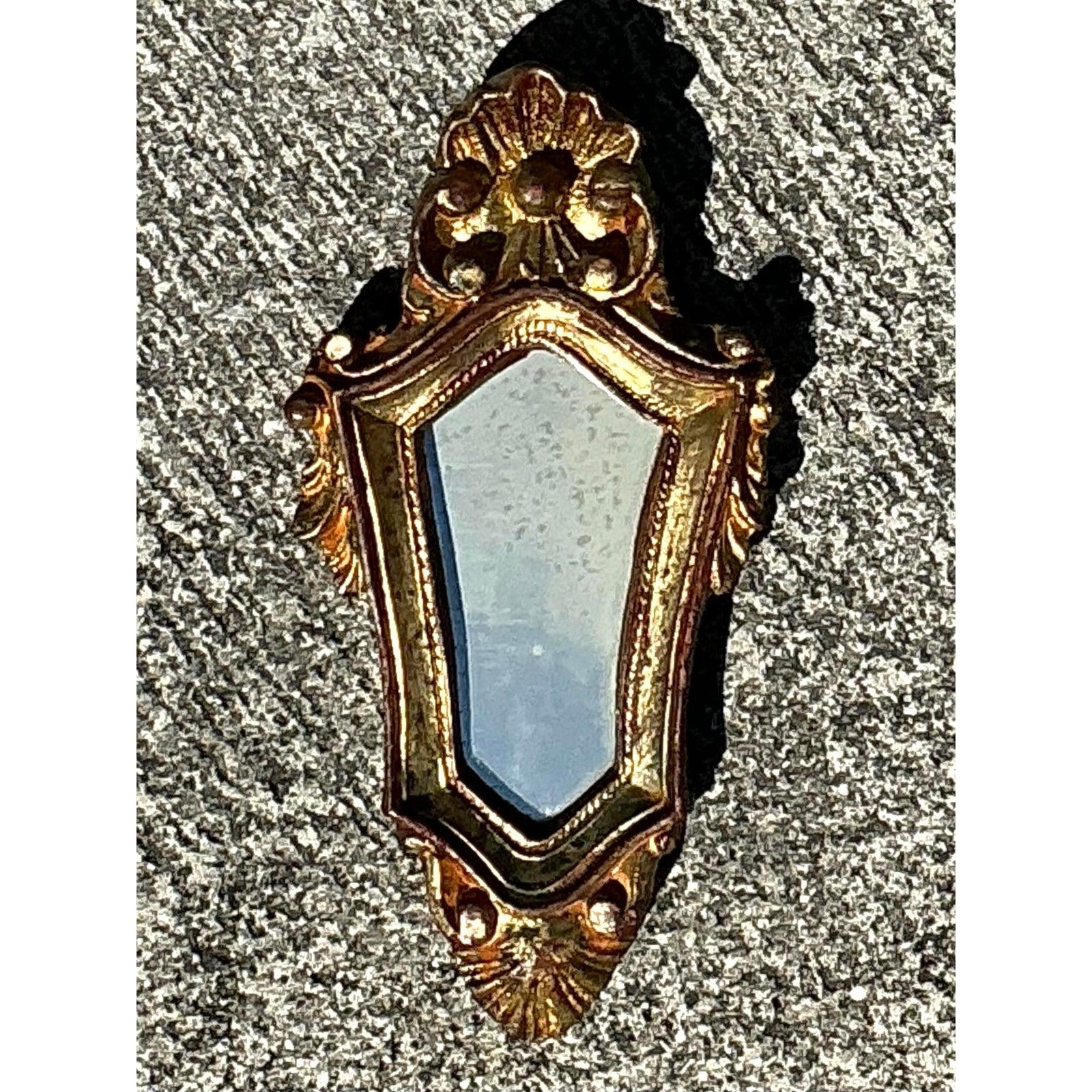 Collezione di specchi dorati italiani d'epoca - Set di 3 In condizioni buone in vendita a West Palm Beach, FL