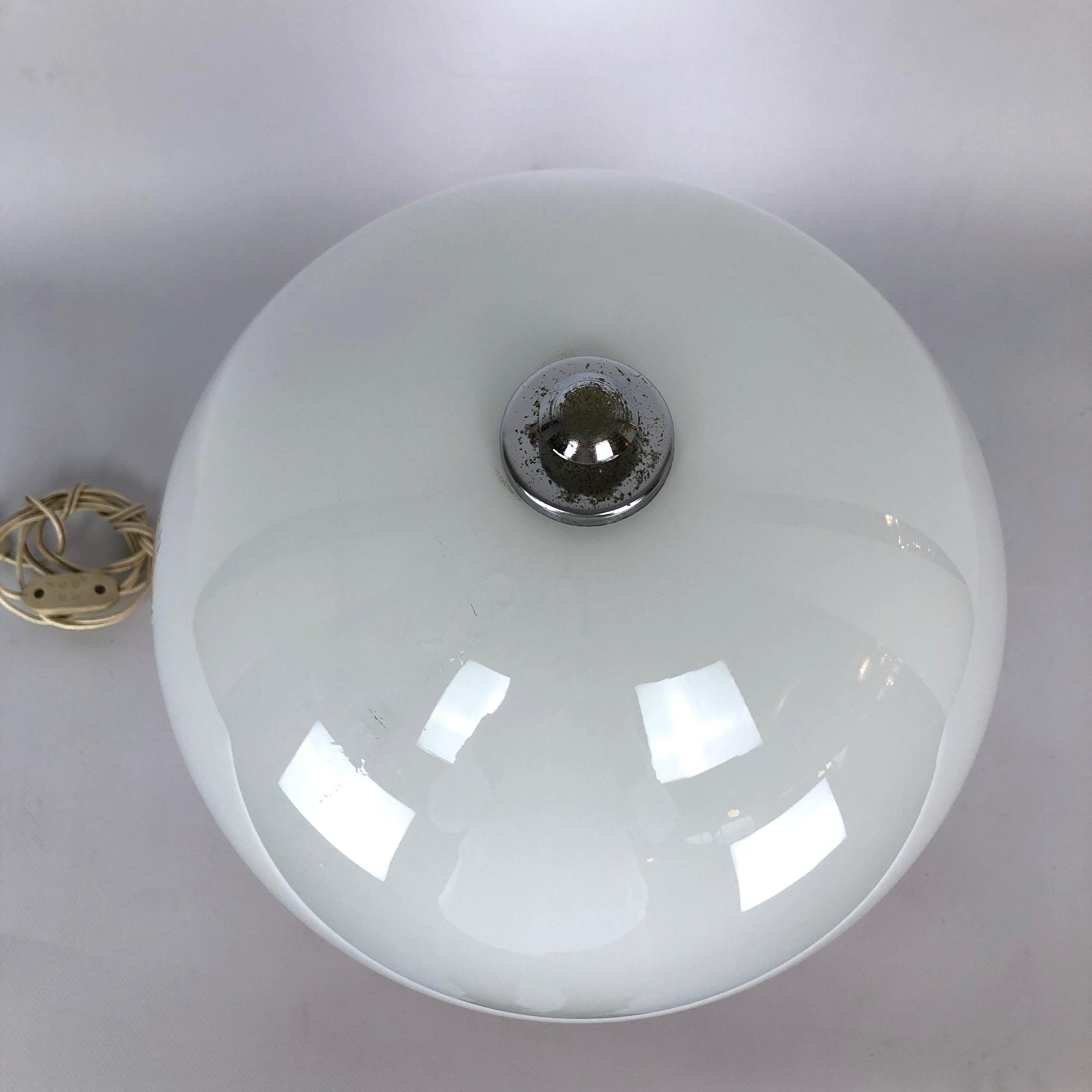 Vintage Italian coloured Murano Glas Tischlampe von Mazzega (Ende des 20. Jahrhunderts) im Angebot