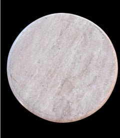 Vintage Italian Column Shaped Marble Pedestal Stand