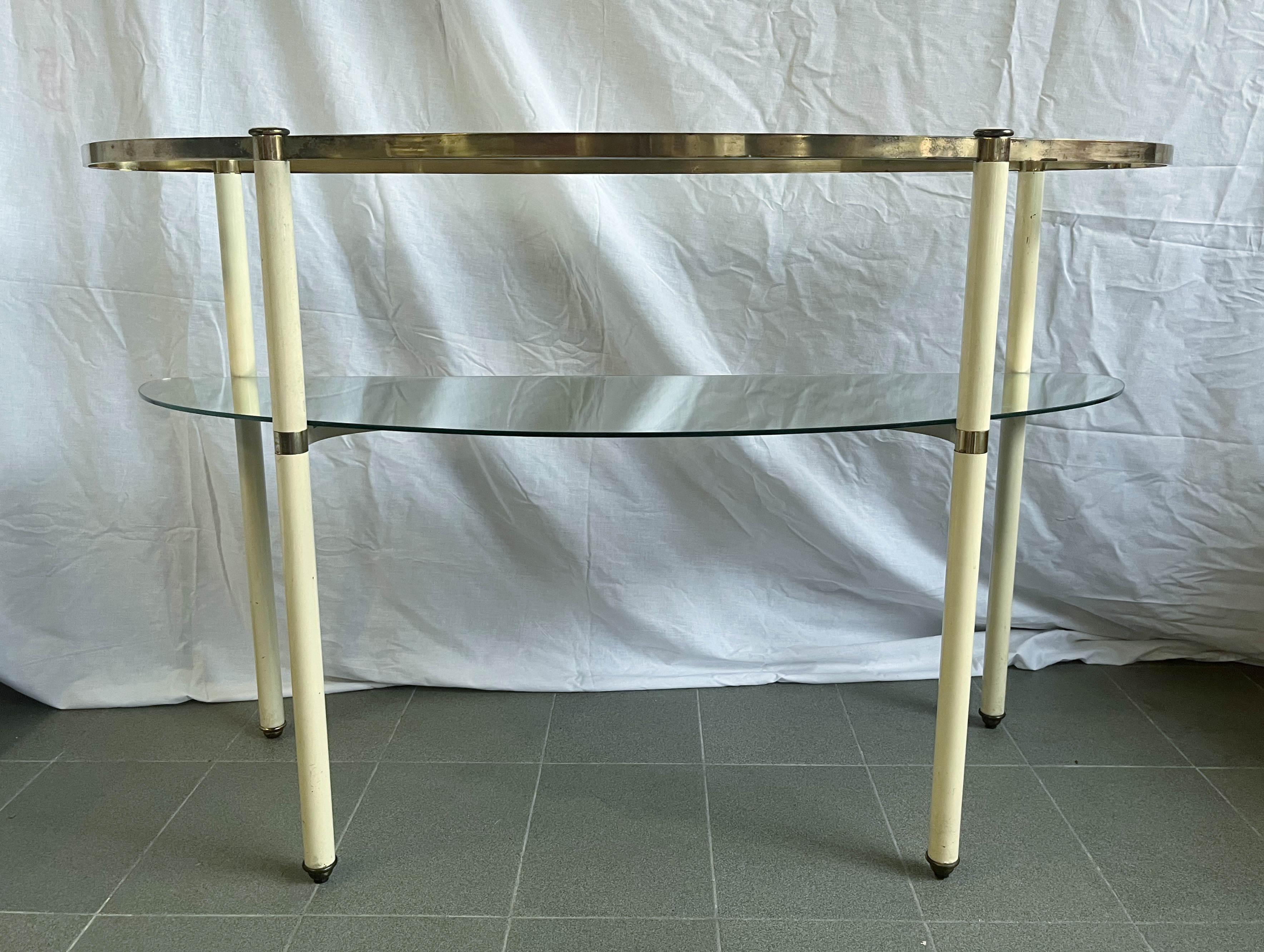 Mid-Century Modern Vintage Italian Console Table For Sale