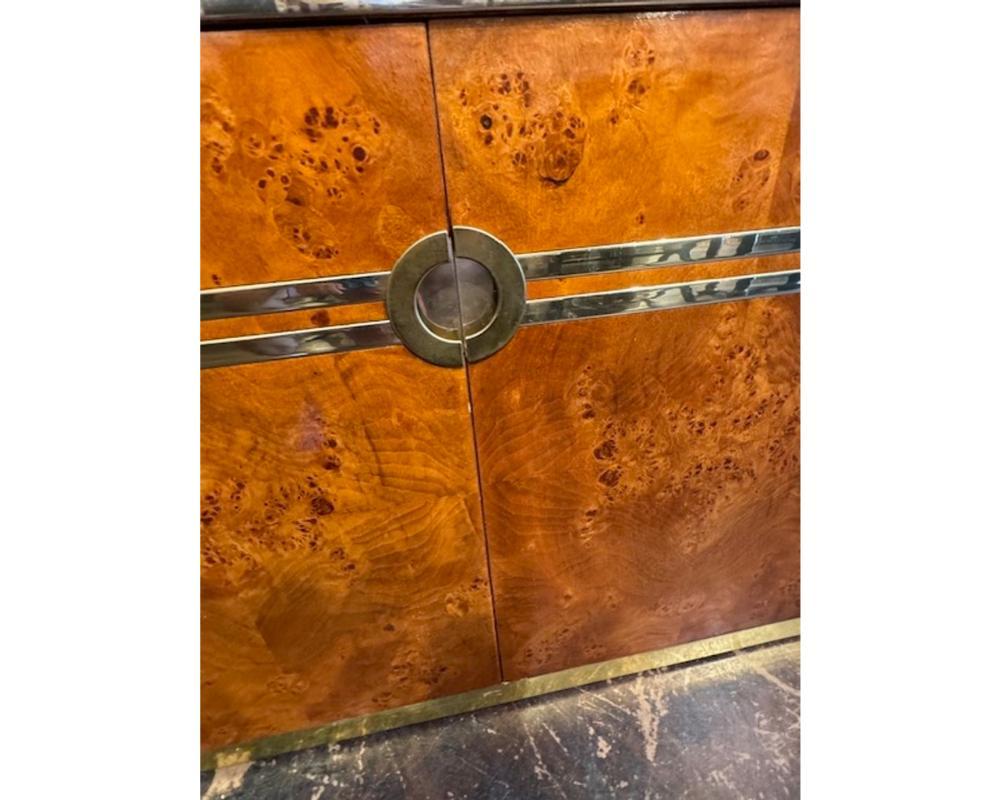 Walnut Vintage Italian Credenza For Sale