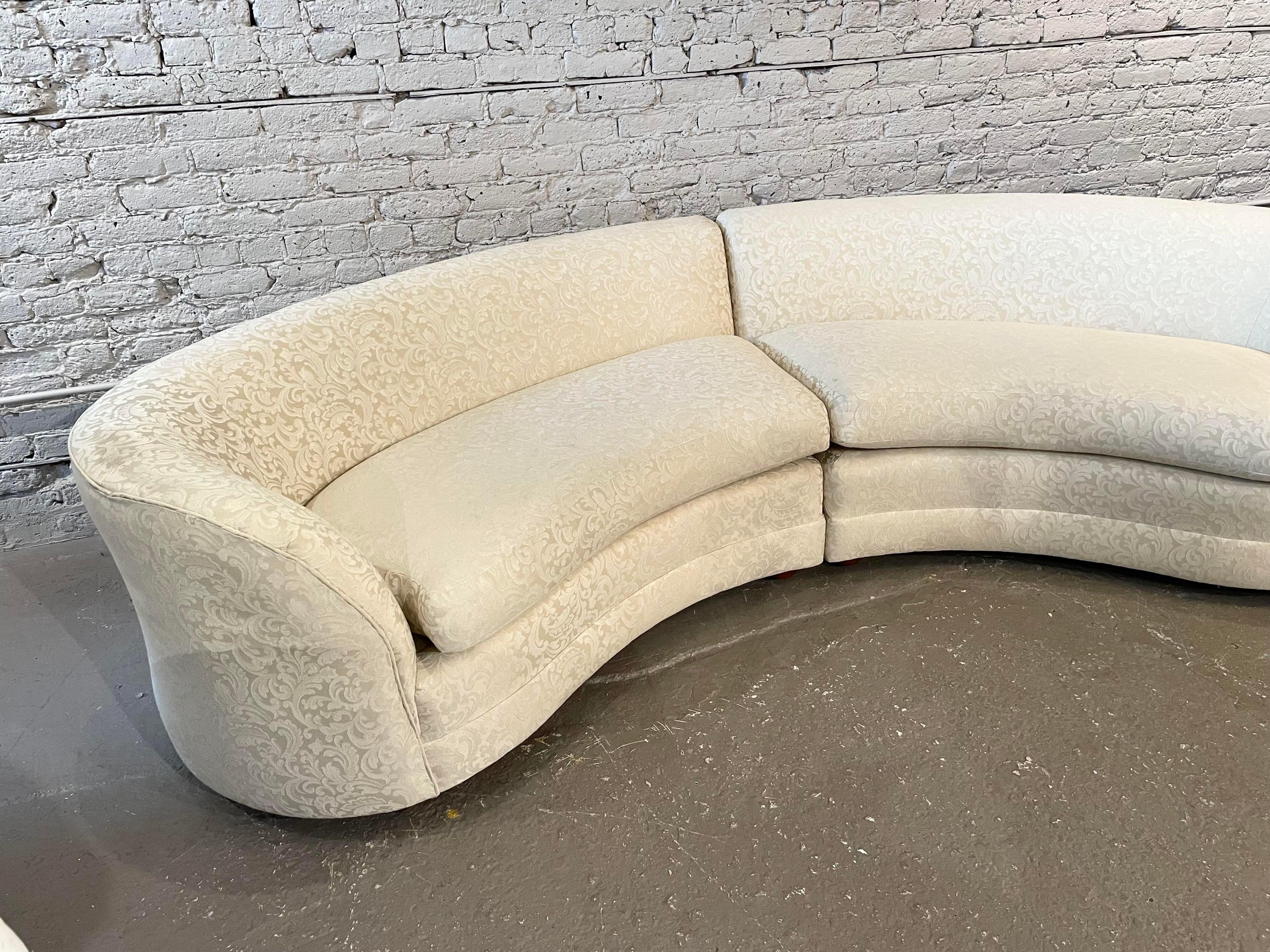 laura ashley curved sofa