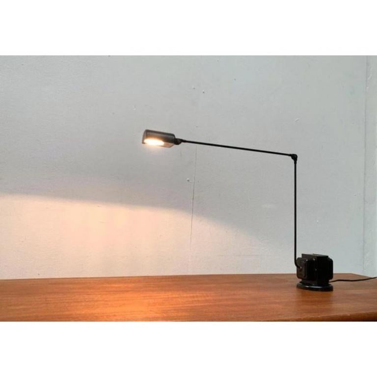 Metal Vintage Italian Daphine Classic Table Lamp by Tommaso Cimini for Lumina, 1970s For Sale