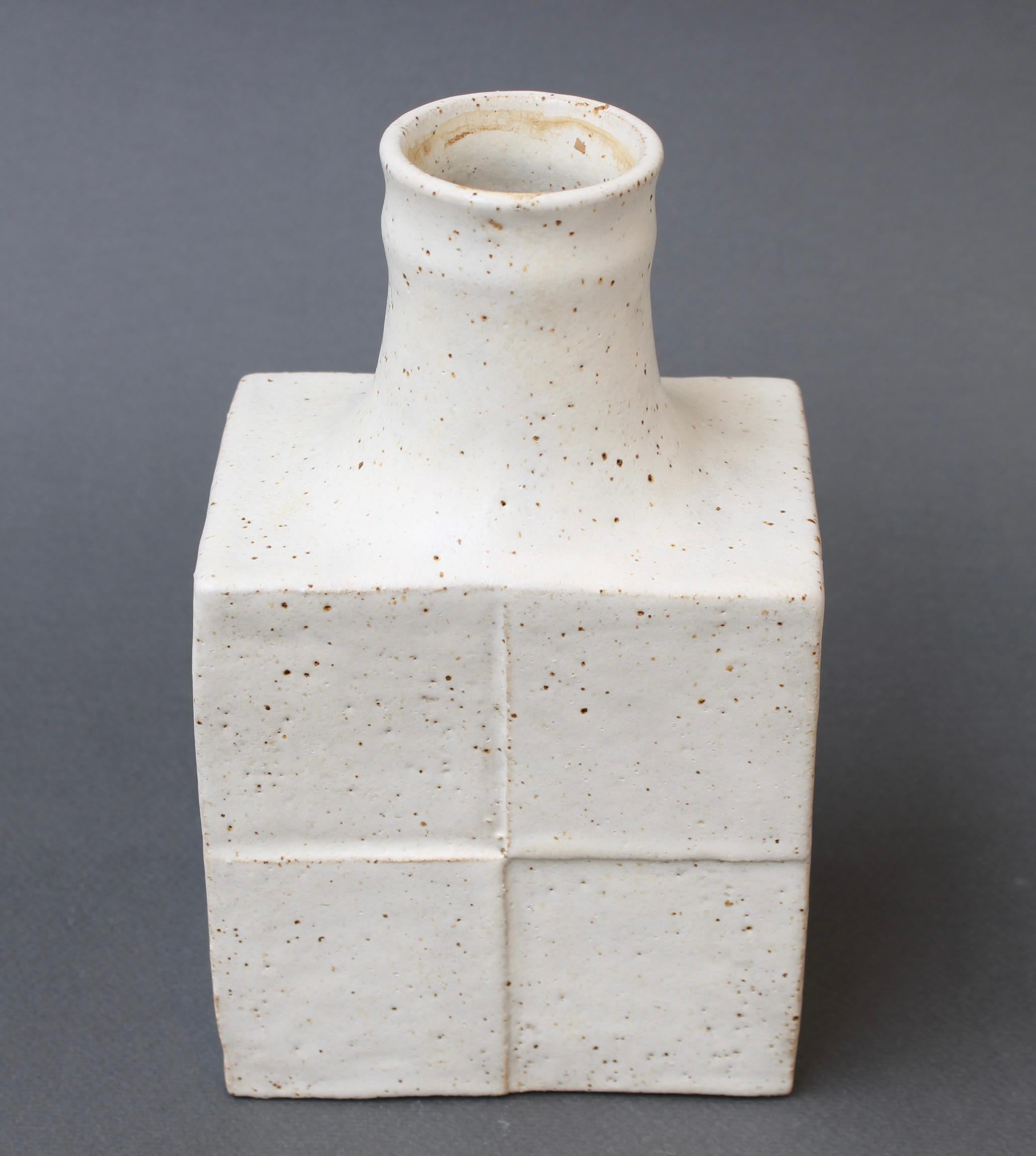 Vintage Italian Decorative Ceramic Bottle by Bruno Gambone (circa 1980s) For Sale 12
