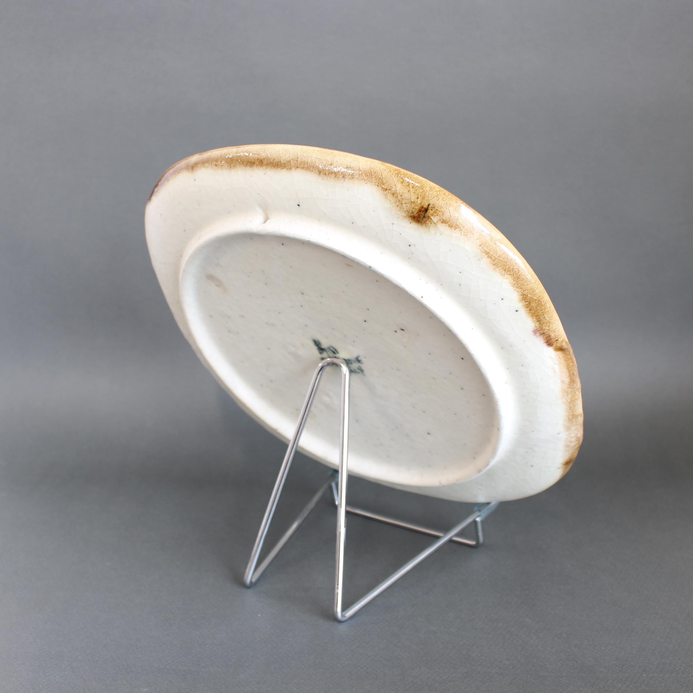 Ceramica Piatto decorativo italiano d'epoca di Guido Gambone (circa anni '50) in vendita