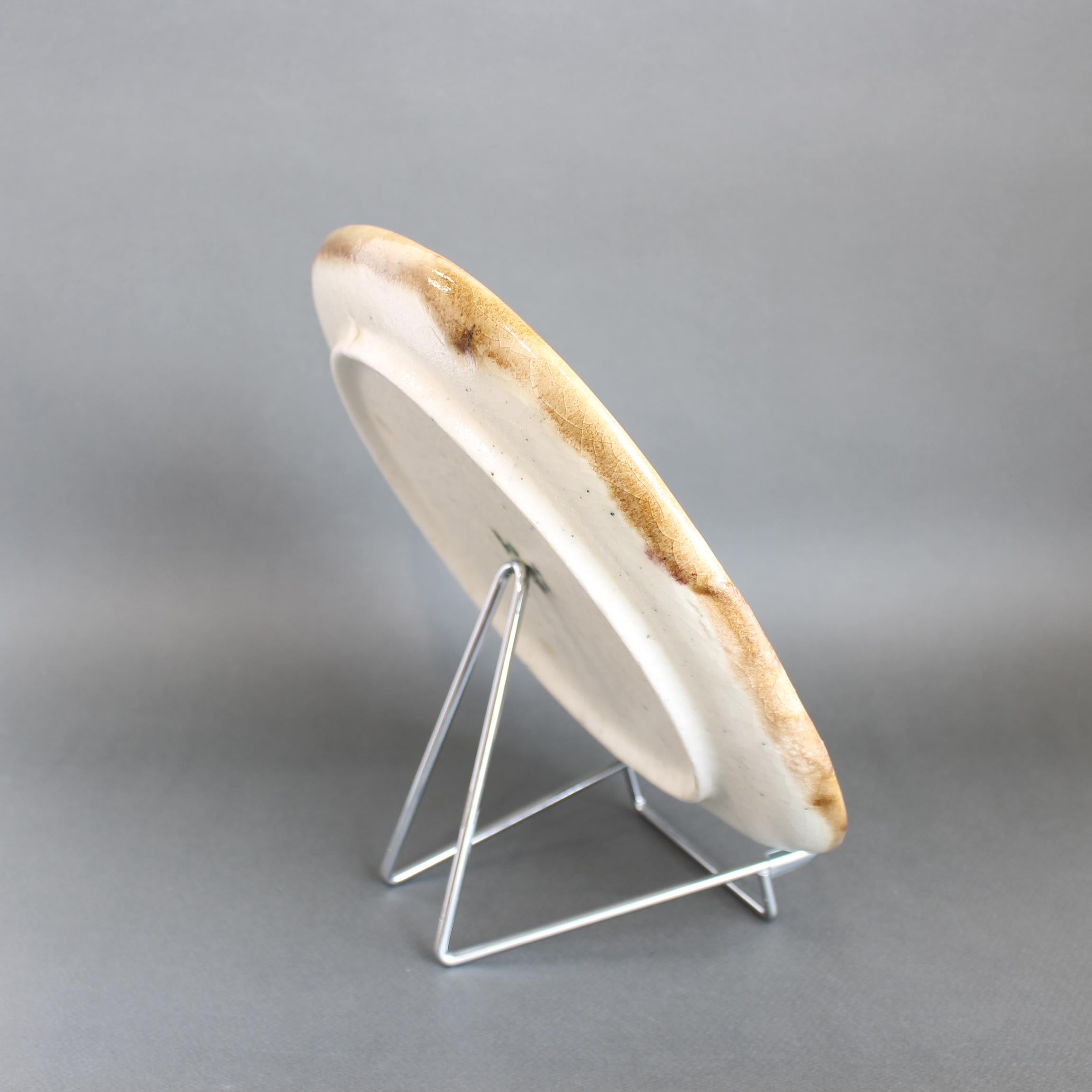 Piatto decorativo italiano d'epoca di Guido Gambone (circa anni '50) in vendita 1