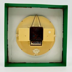 Vintage Italian Design Clock with Flip Calendar - Space Age 60s 70s Decor