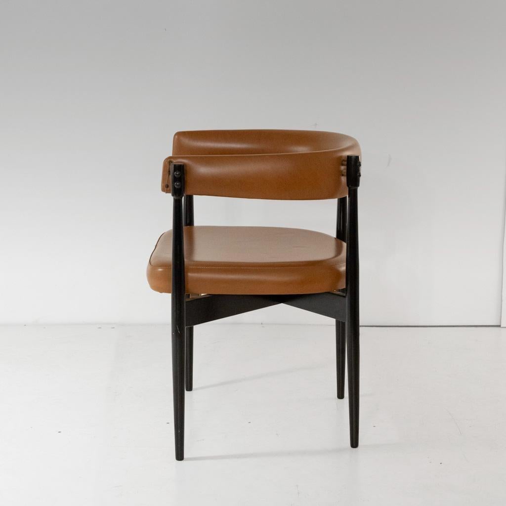 Vintage Italian Design Bürostuhl, Design Flam Sansoni für A. Dal Vera e Figli im Zustand „Gut“ im Angebot in Ceglie Messapica, IT