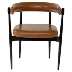 Vintage Italian Design Office Chair, Design Flam Sansoni for A. Dal Vera e Figli