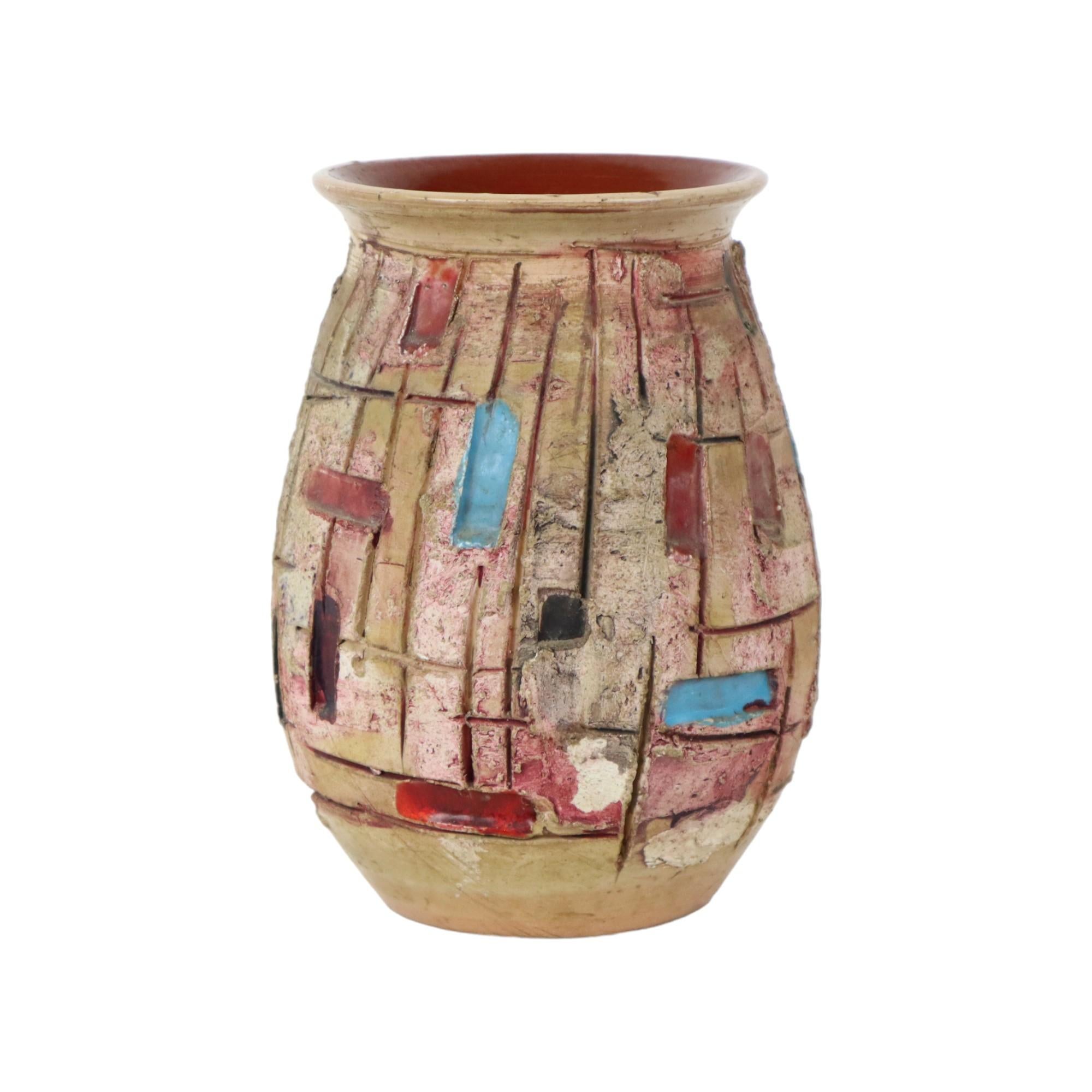 Vintage Italian Design Vase Ceramic Nuovo Rinascimento 1960s