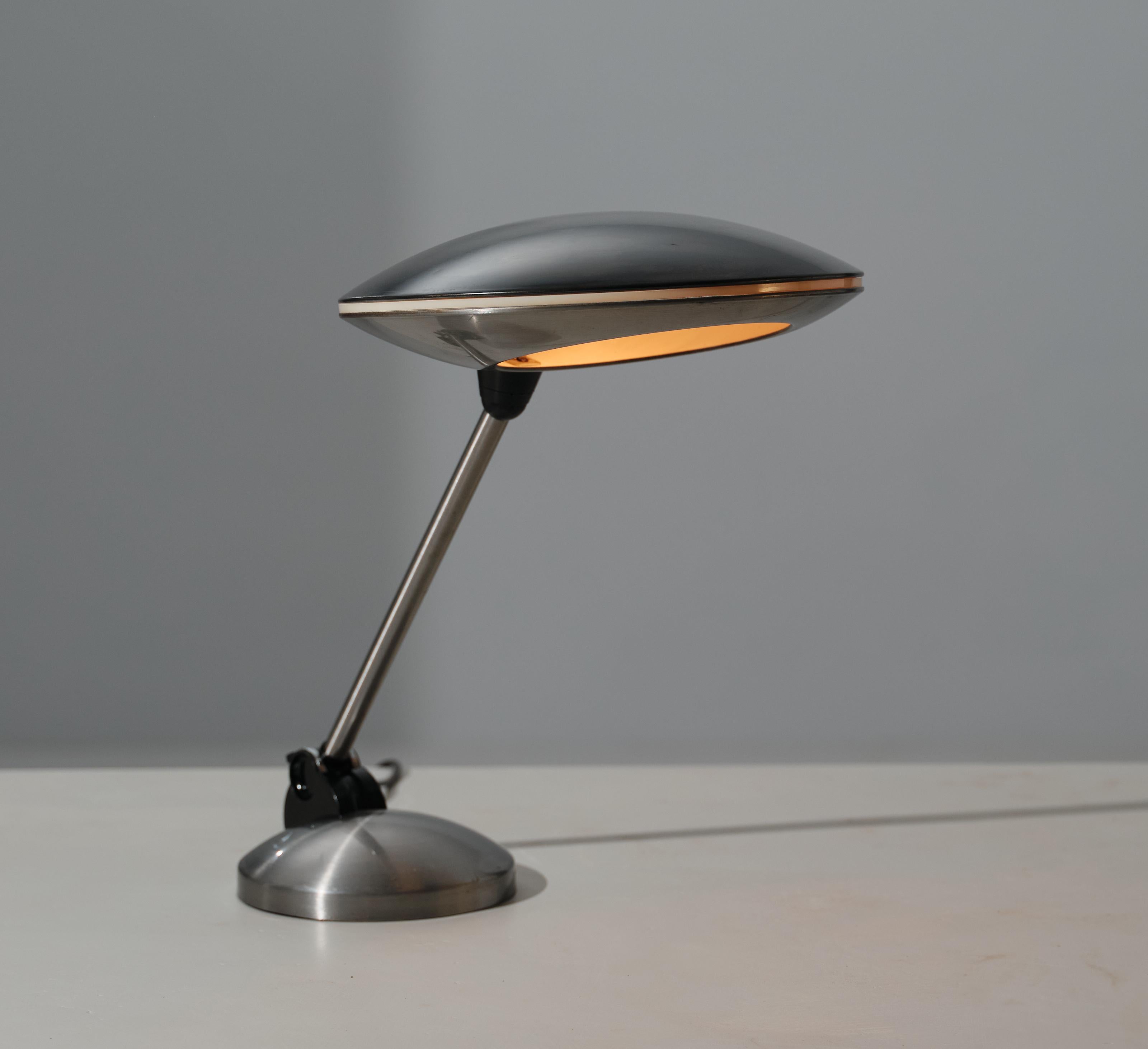 Metal Vintage Italian Desk Lamp, 1950s For Sale