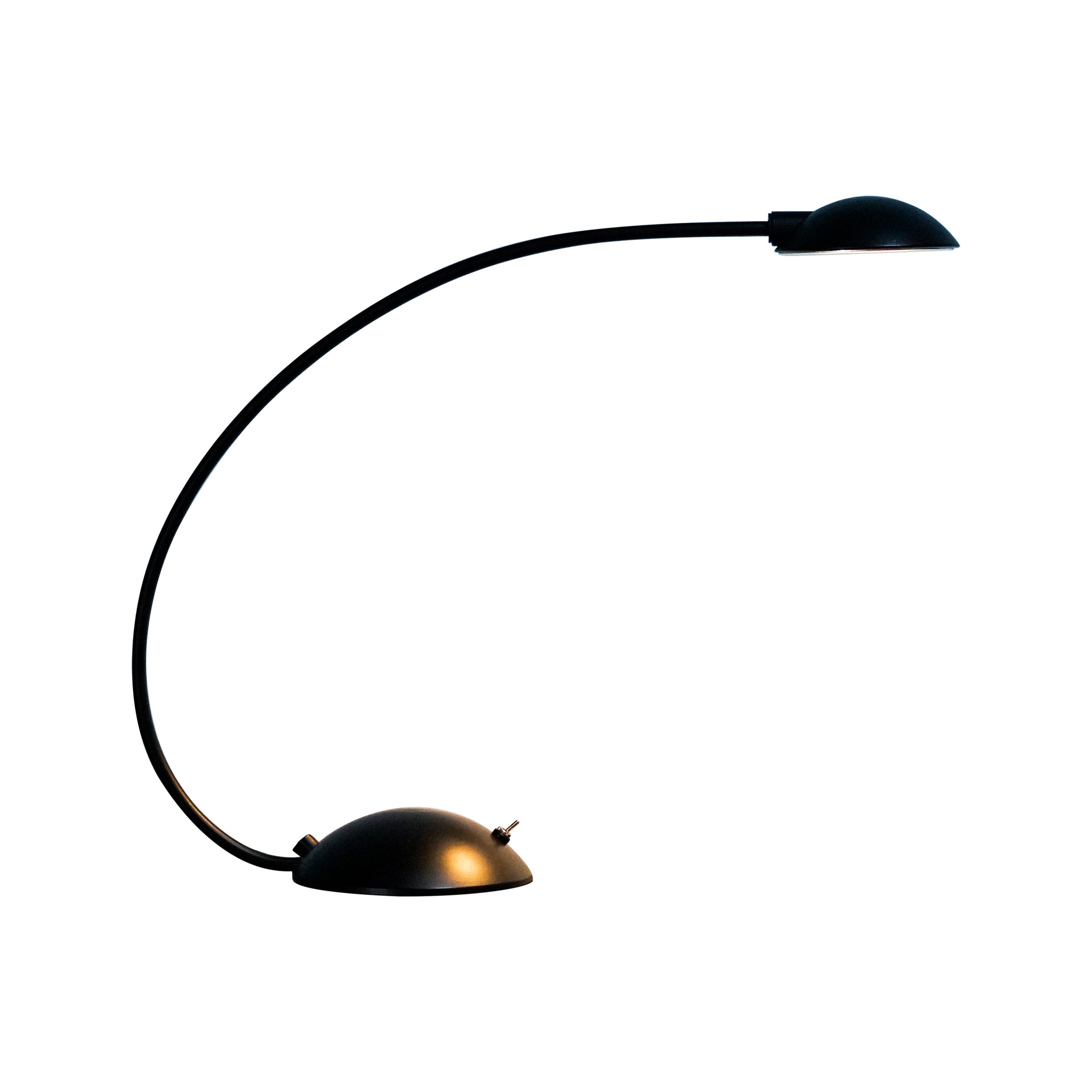 Vintage 1980s Italian Desk Lamp by Veneta Lumi, Metal, Post-Modern