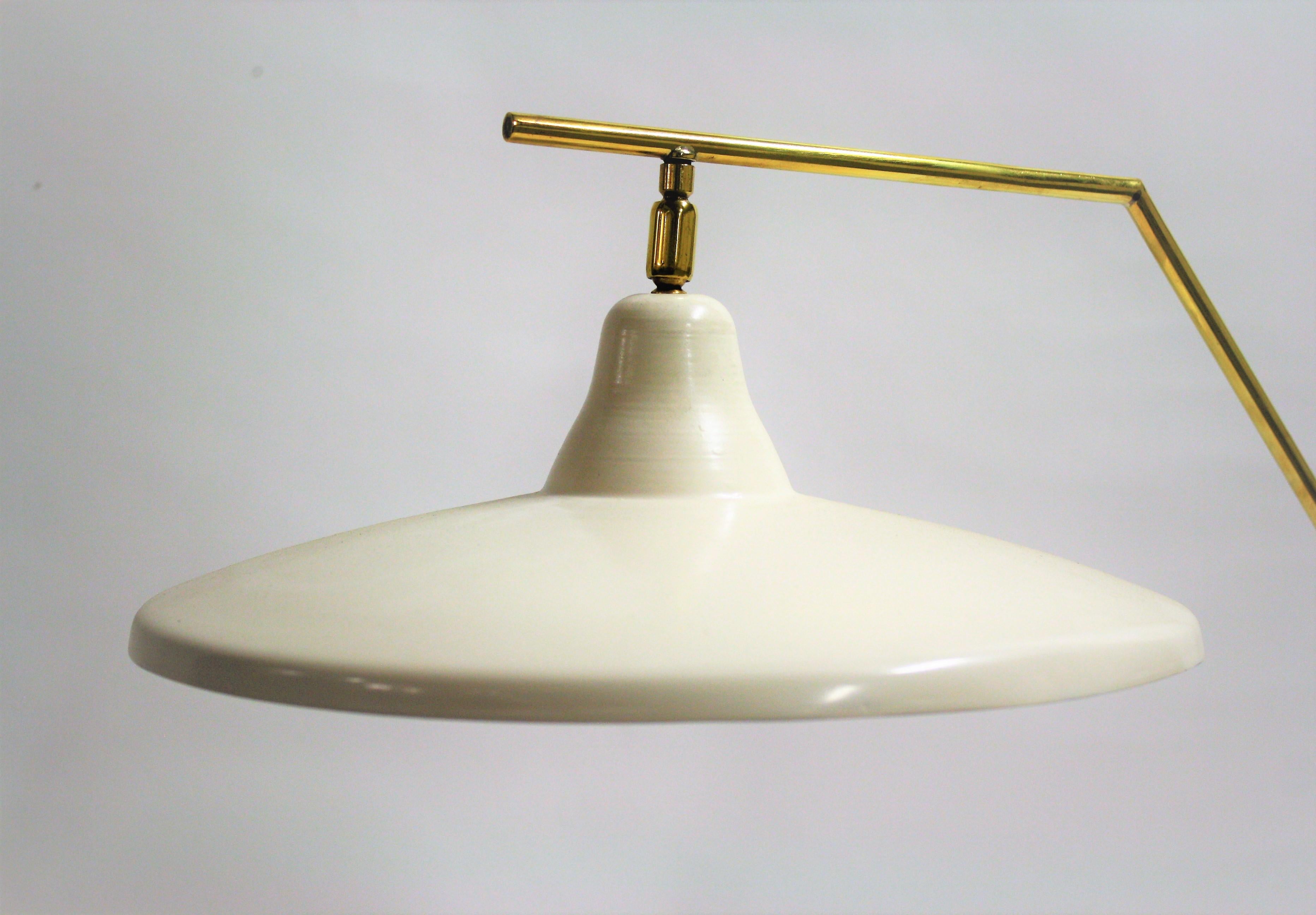 Vintage Italian Desk Lamp or Floor Lamp, 1950s In Excellent Condition In HEVERLEE, BE