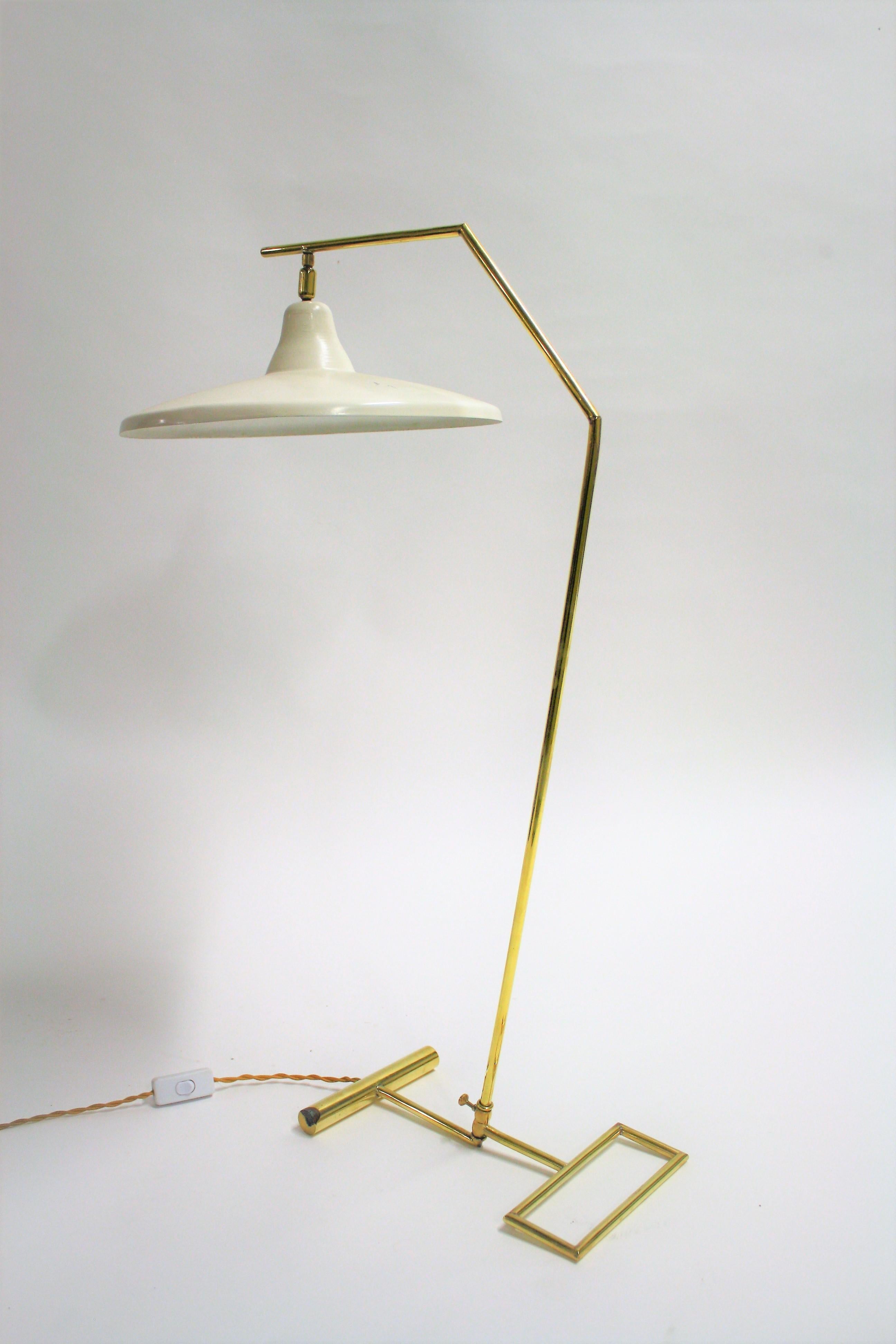 Mid-20th Century Vintage Italian Desk Lamp or Floor Lamp, 1950s