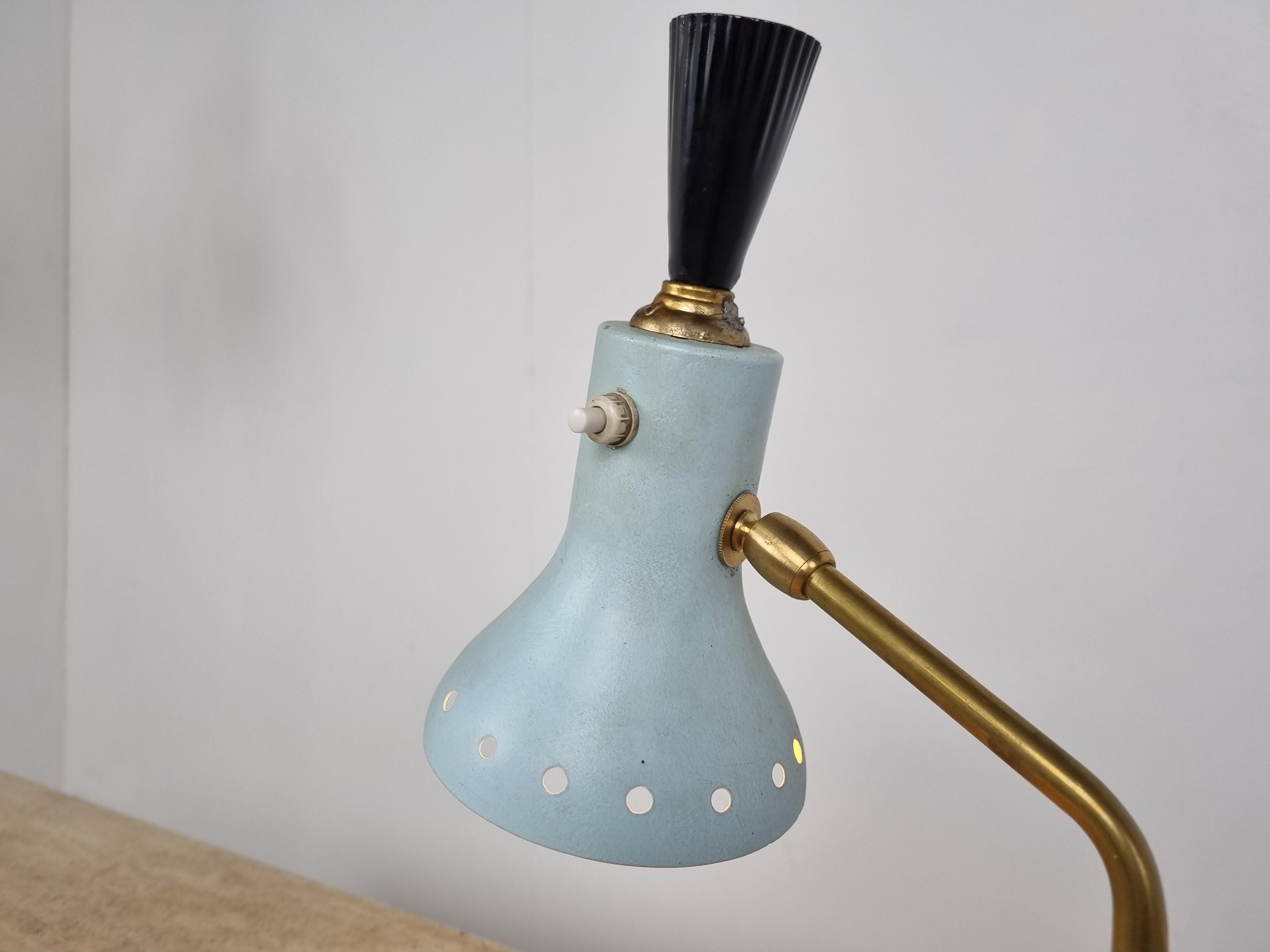 Vintage Italian Diabolo Counter Balancing Table Lamp, 1960s 3